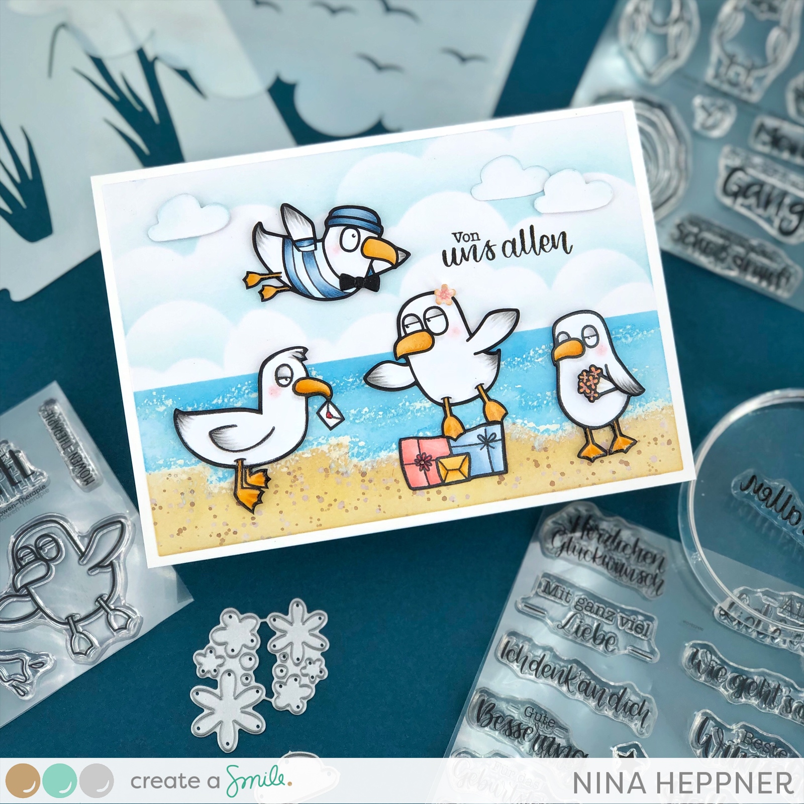 Stempel A7 Möwen-Therapie