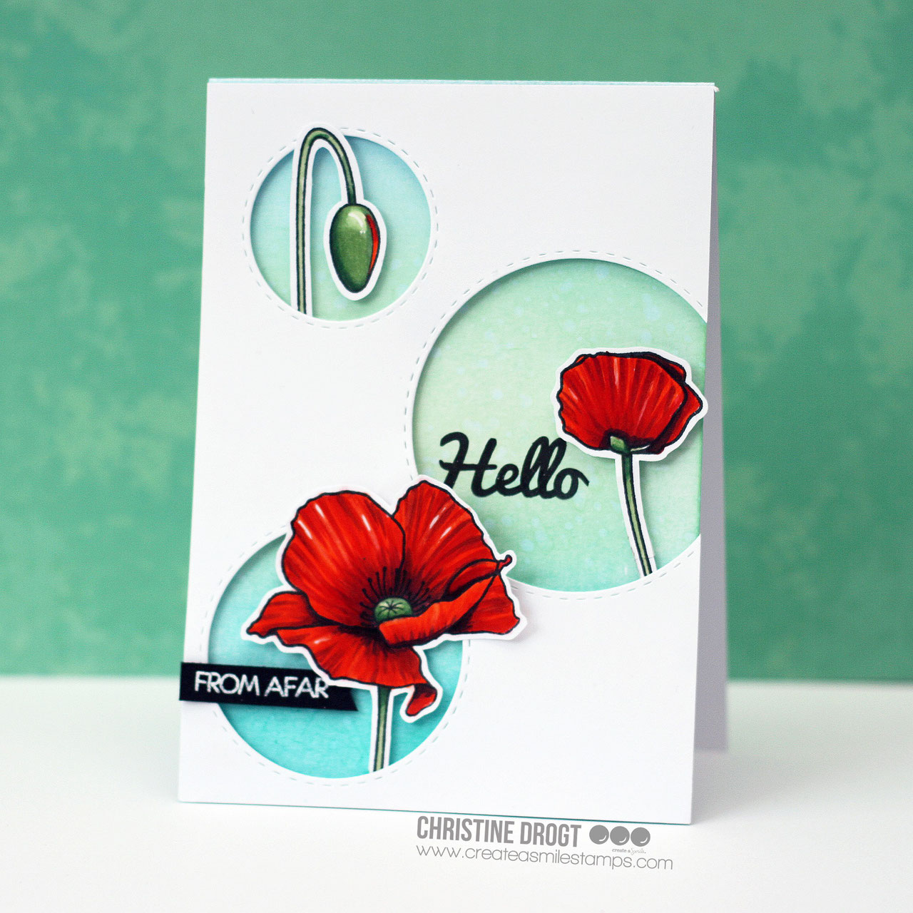 Stempel A6 Pure Poppies