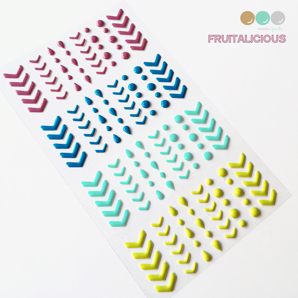 Enamel Stickers Fruitalicious