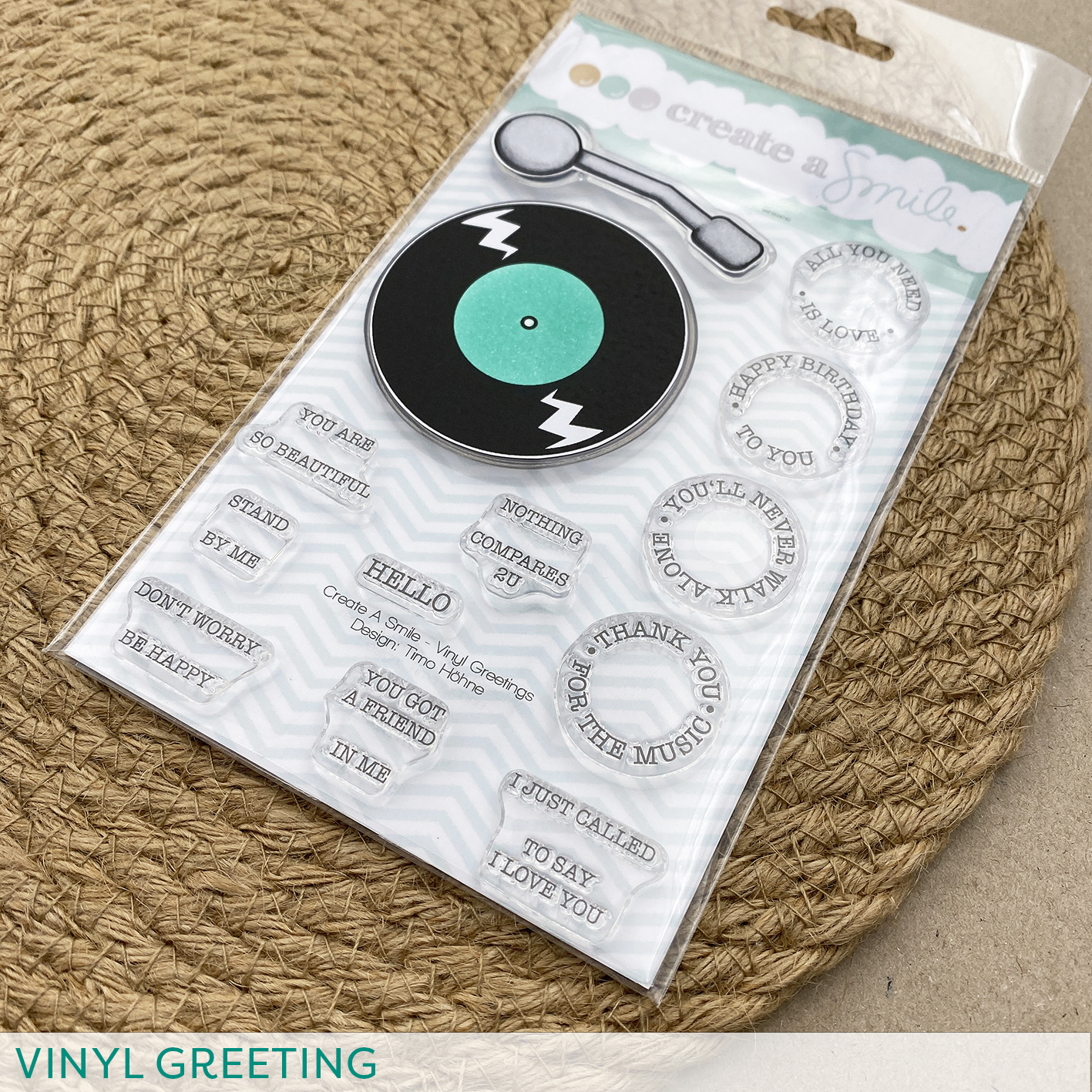 Stempel A6 Vinyl Greetings