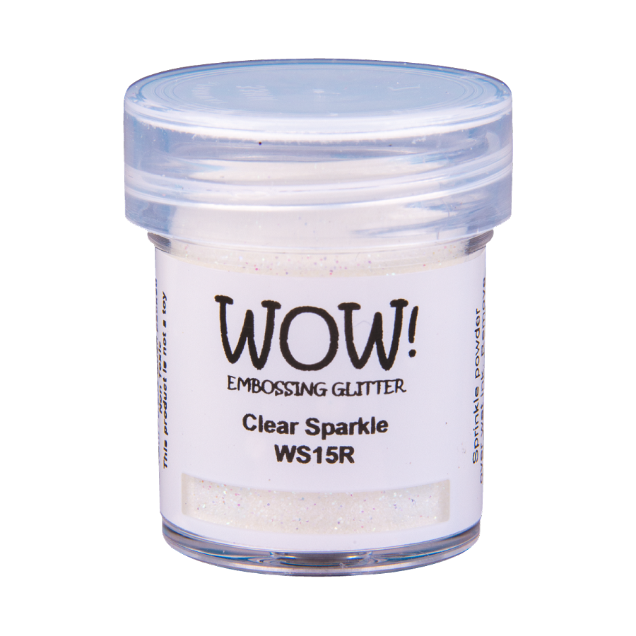 WOW! Embossing Glitter 15ml Clear Sparkle