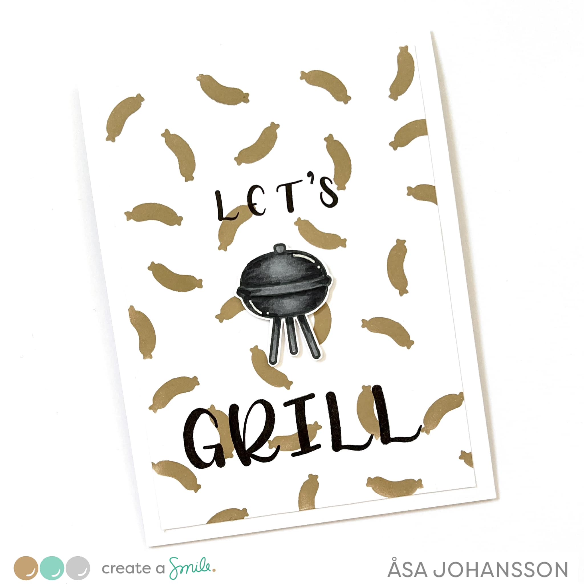 Stempel A6 Let's grill