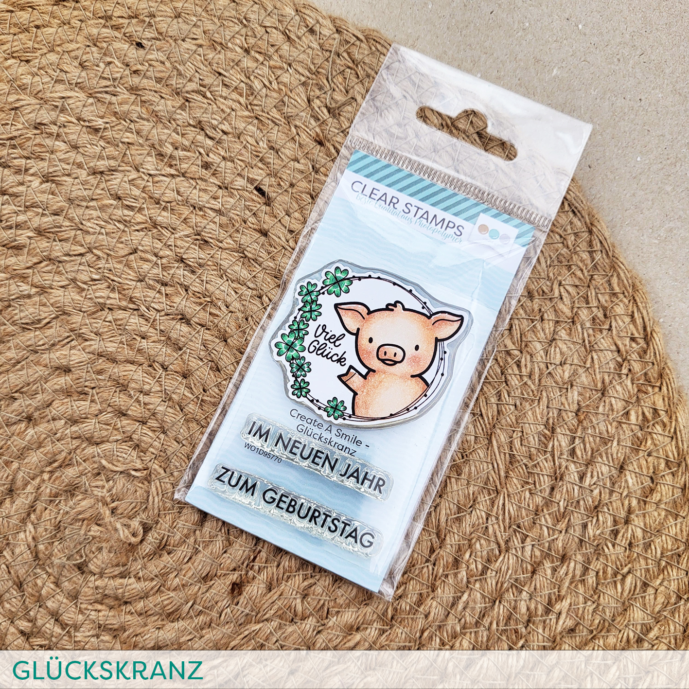 Stempel A8 Glückskranz