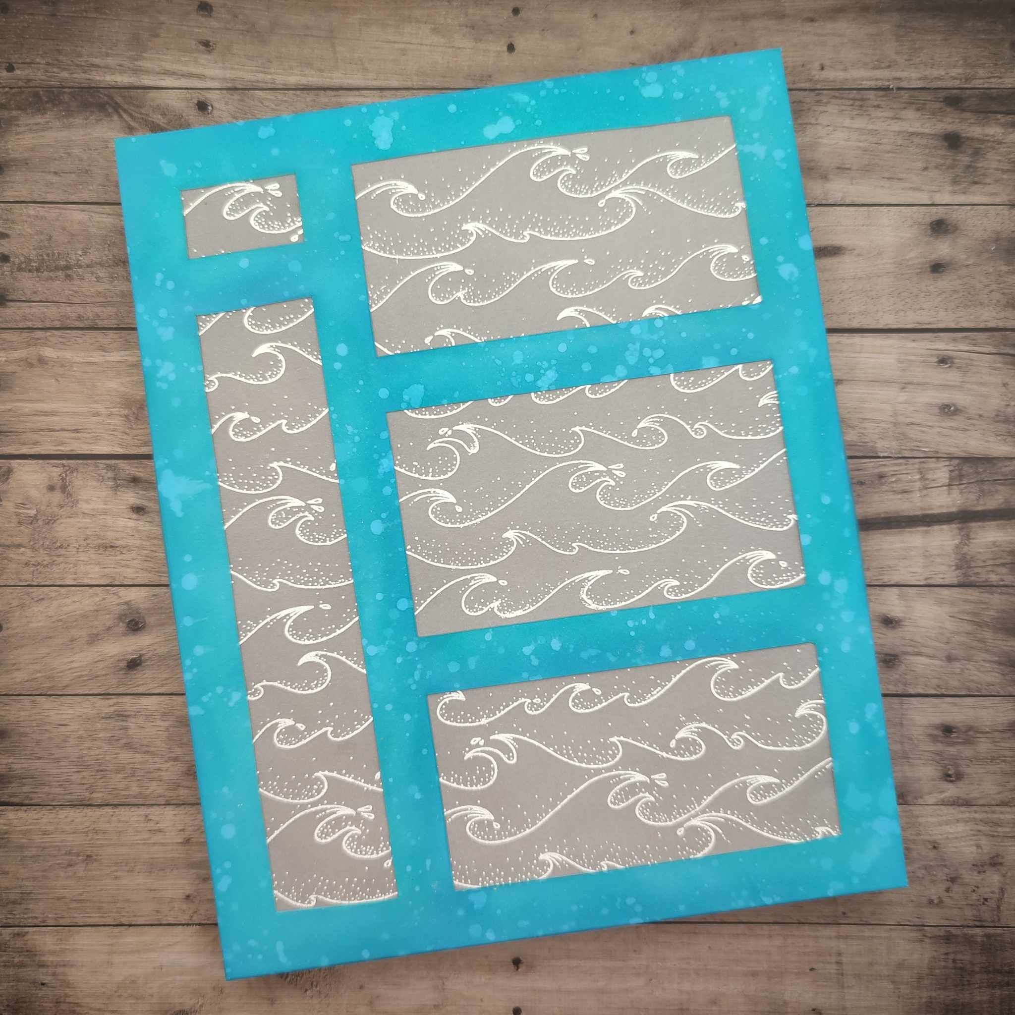 10) Vellum festkleben