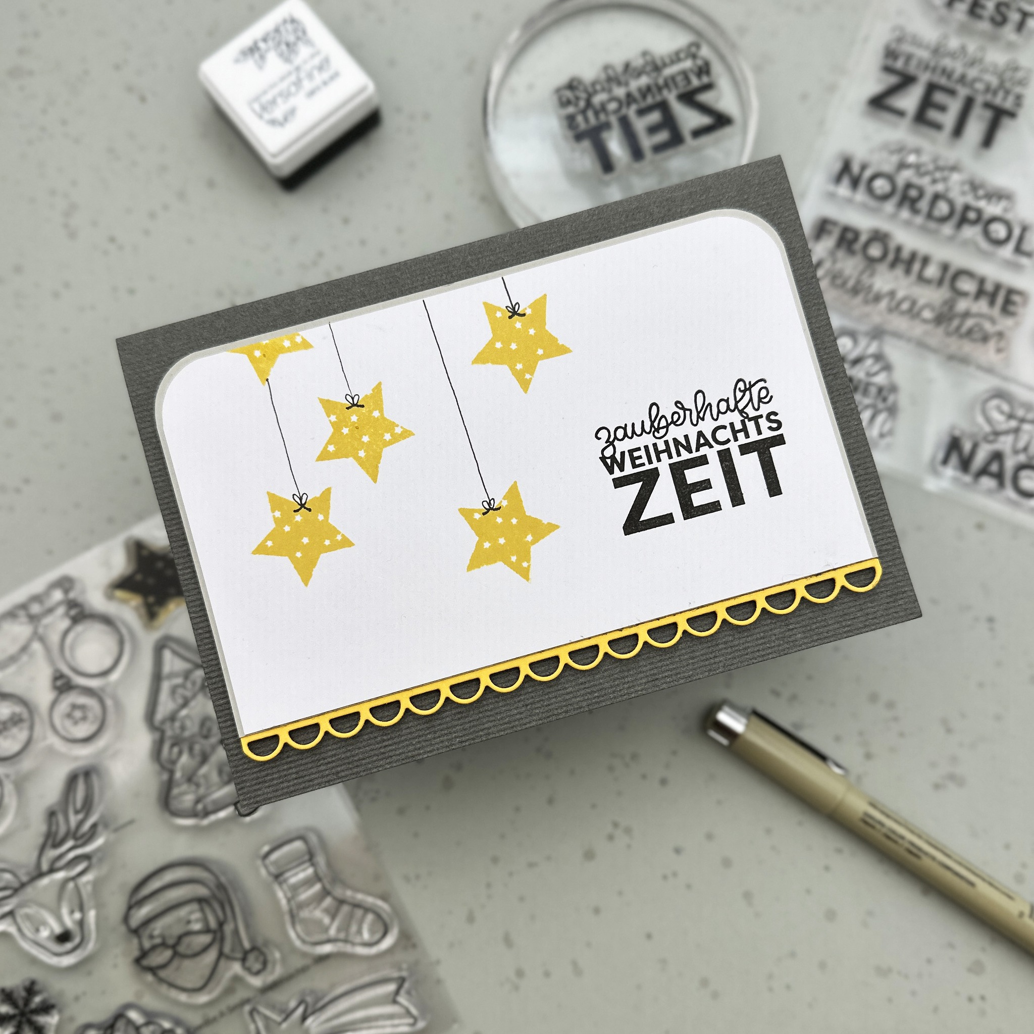 Stempel A6 Große Weihnachtstexte