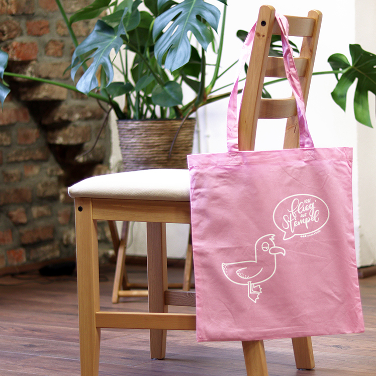 Fan-Bag "Ich flieg' auf Stempel“ Pink