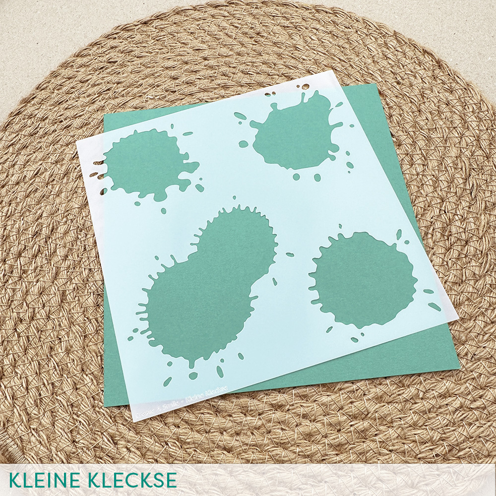 Stencil: Kleine Kleckse