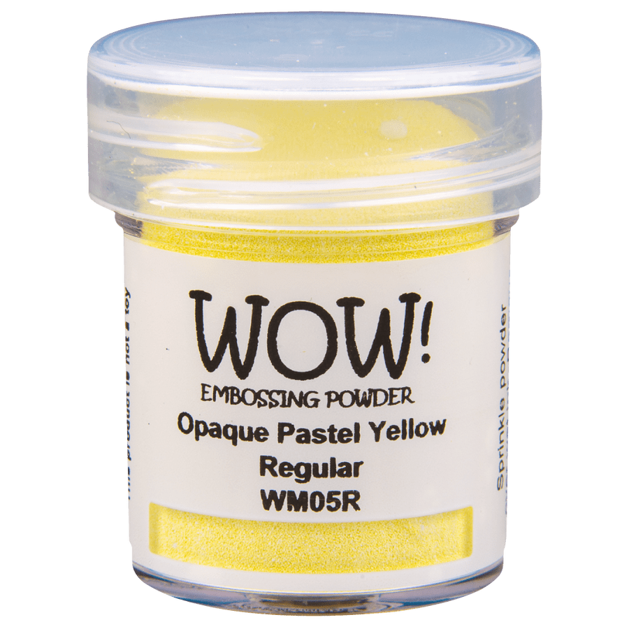 WOW! Embossing Powder 15ml Opaque Pastel Yellow Regular