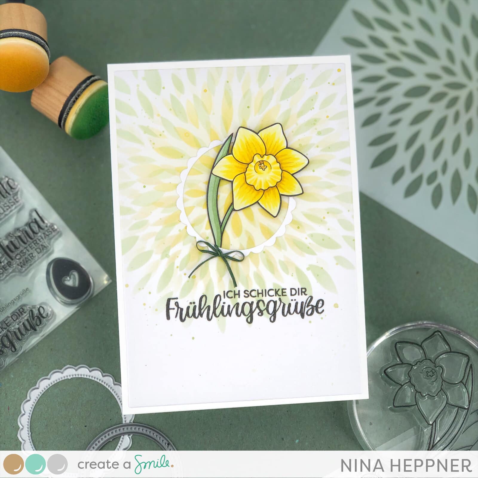 Stempel A6 Frühlingsblumen