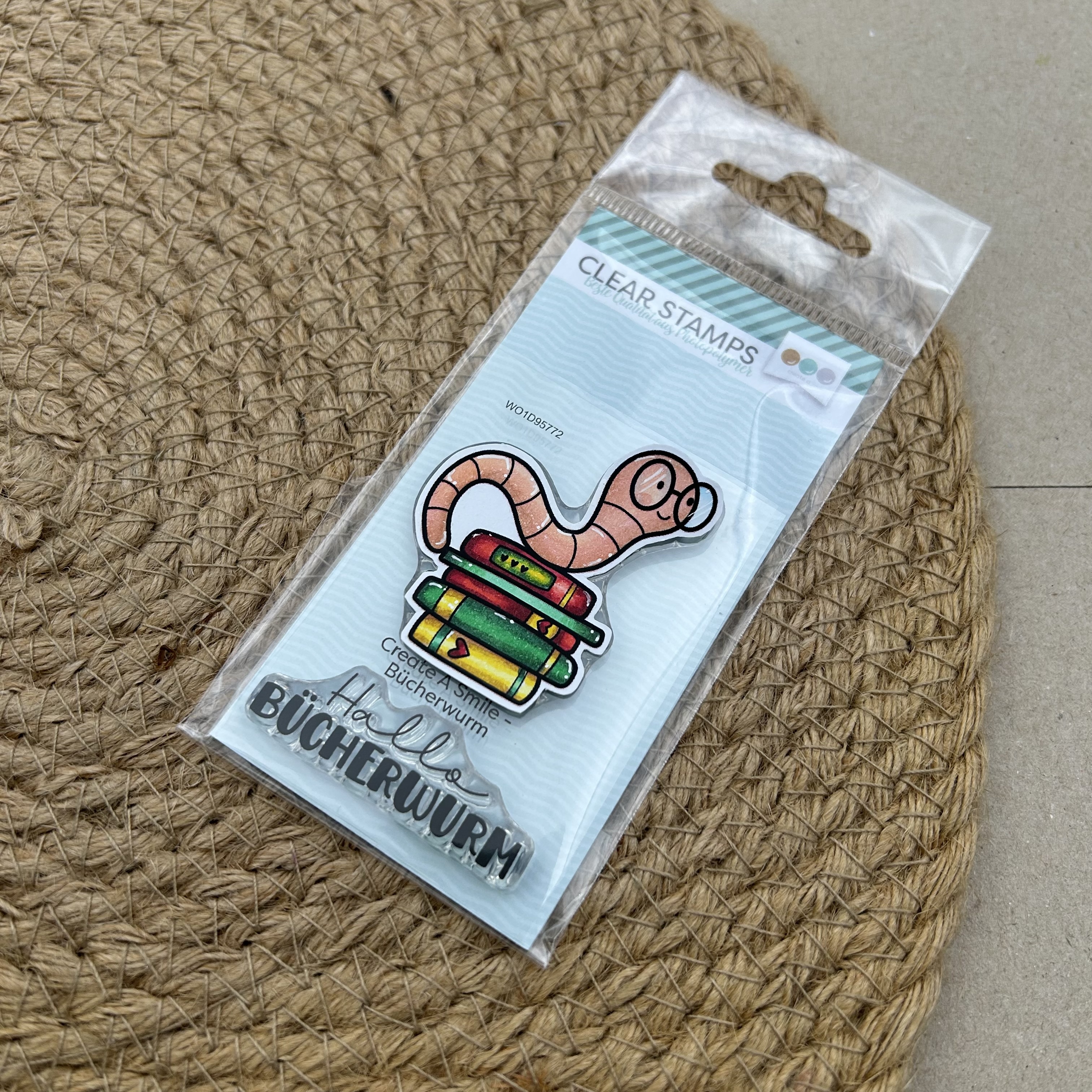 Stempel A8 Bücherwurm