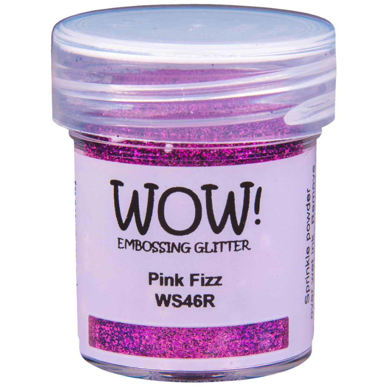 WOW! Embossing Glitter 15ml Pink Fizz
