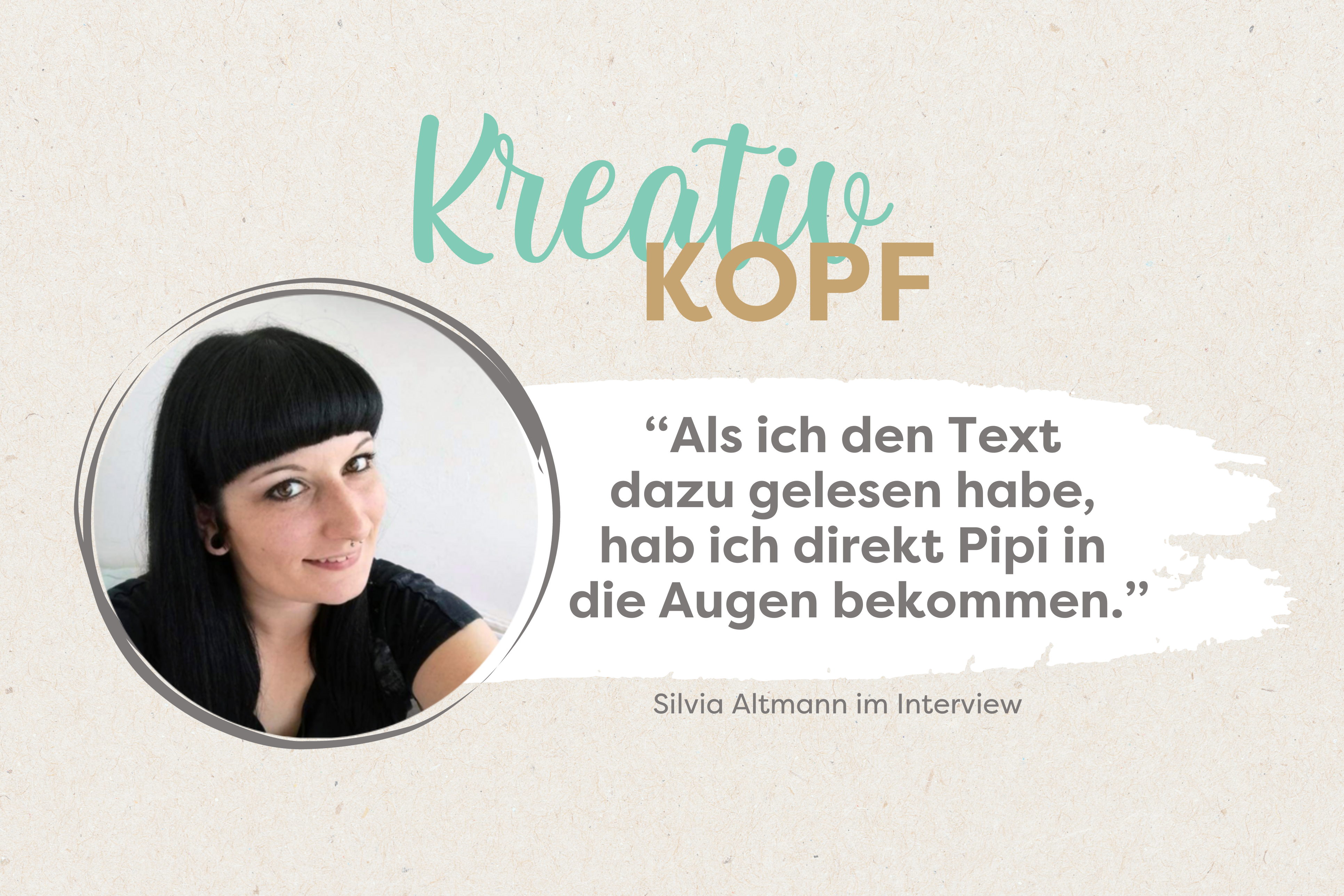 Unser KreativKopf im Januar: Silvia Altmann