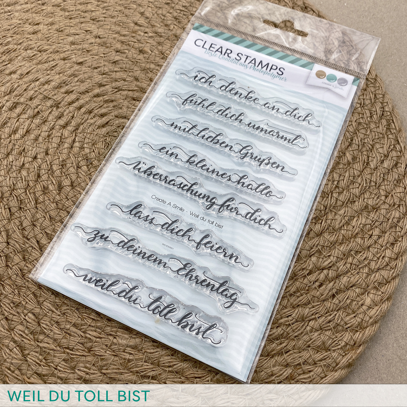 Stempel A6 Weil du toll bist