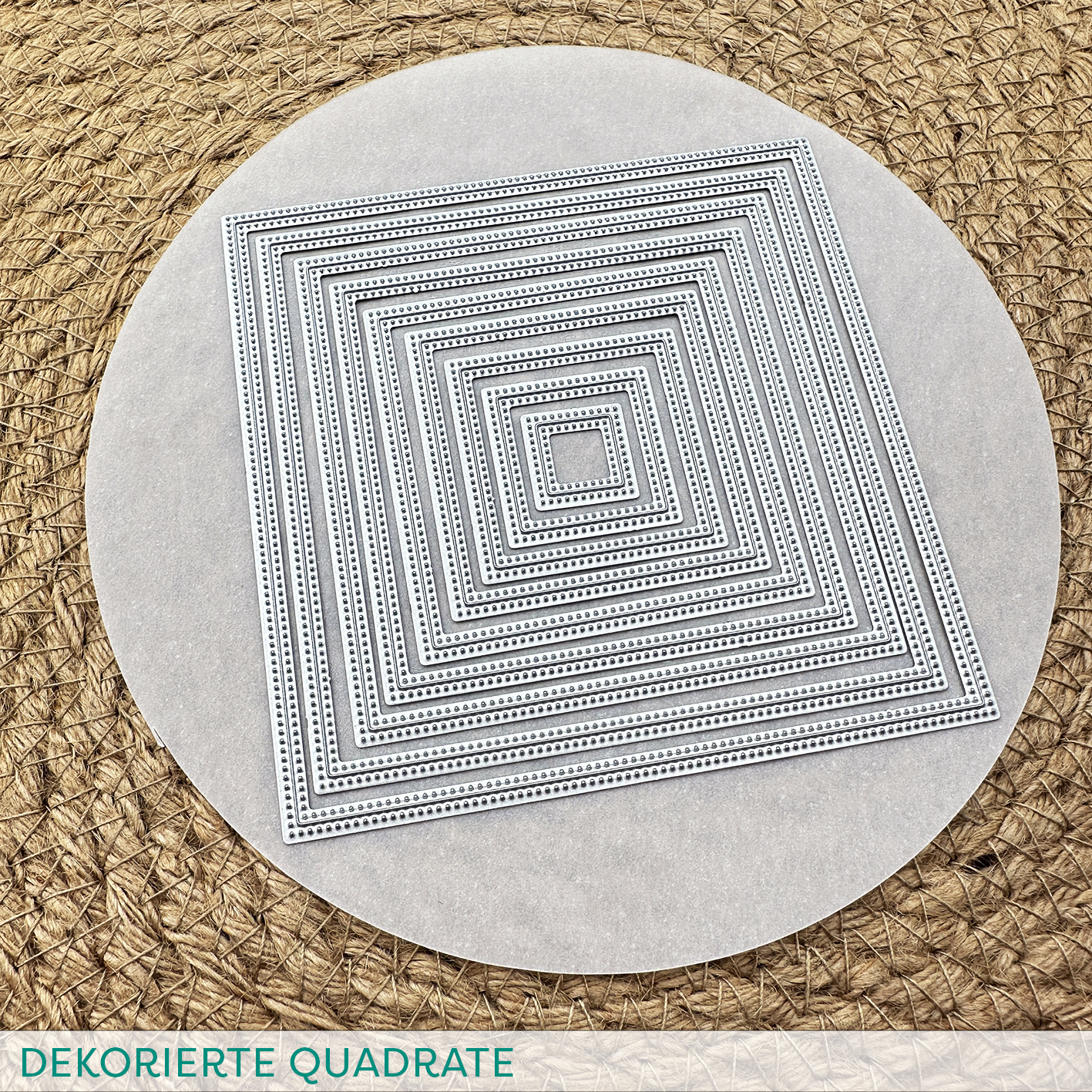 Stanze Dekorierte Quadrate