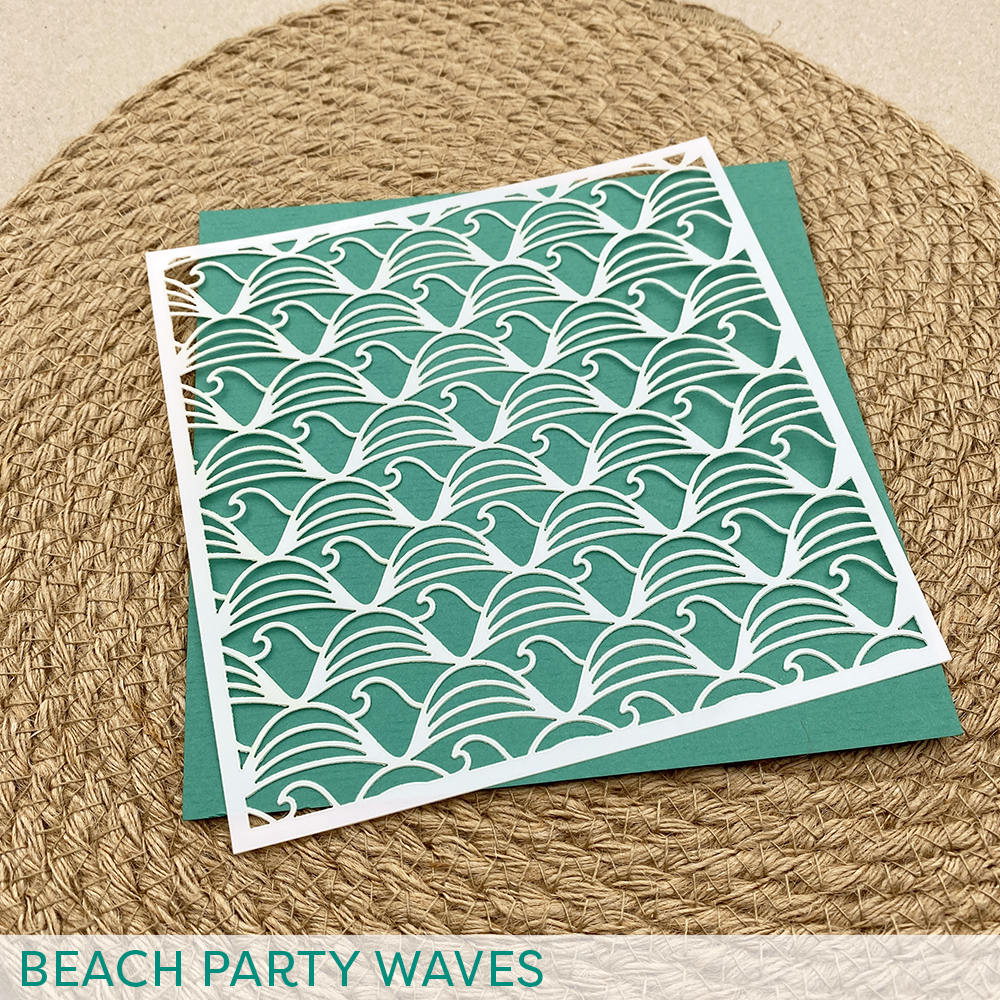 Stencil: Beach Party Waves