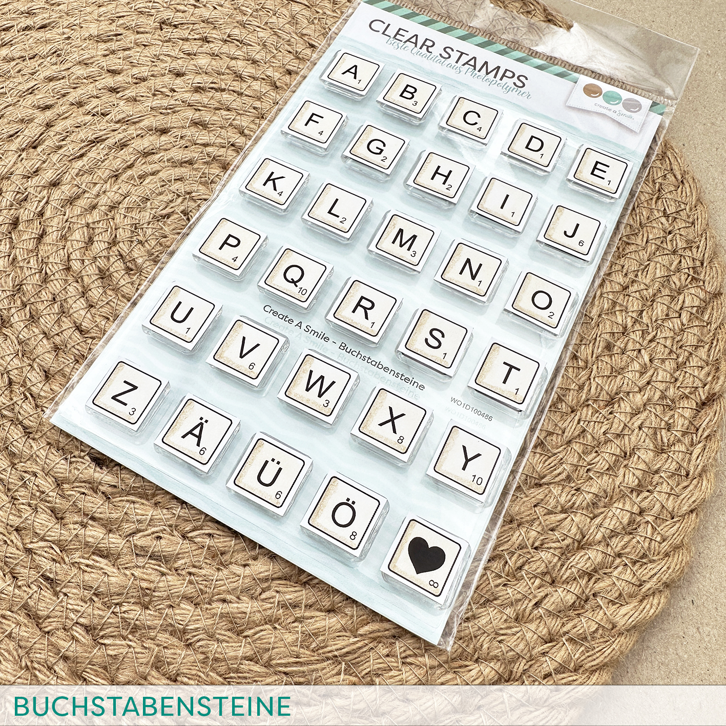 Stempel A6 Buchstabensteine