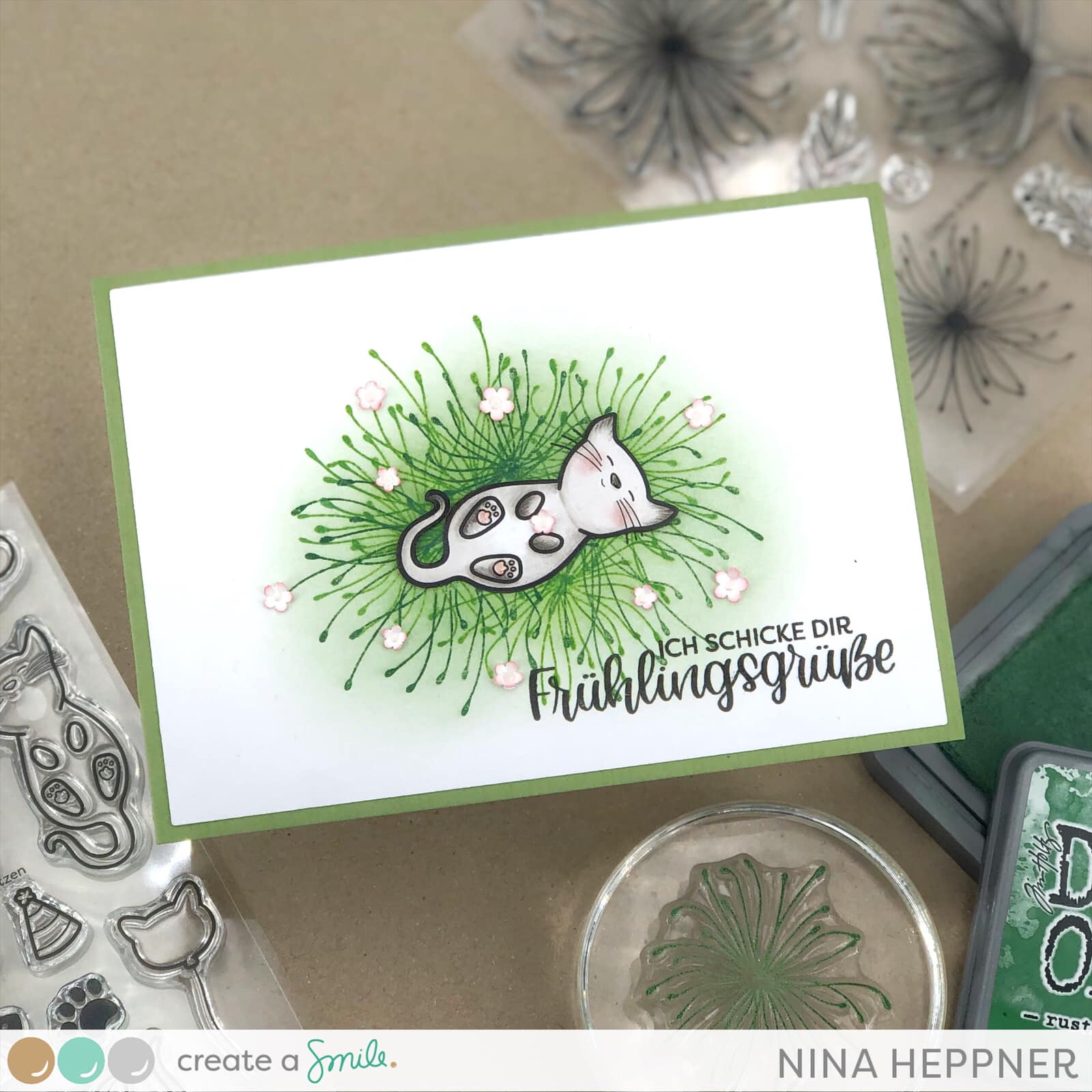 Stempel A6 Floral und fein