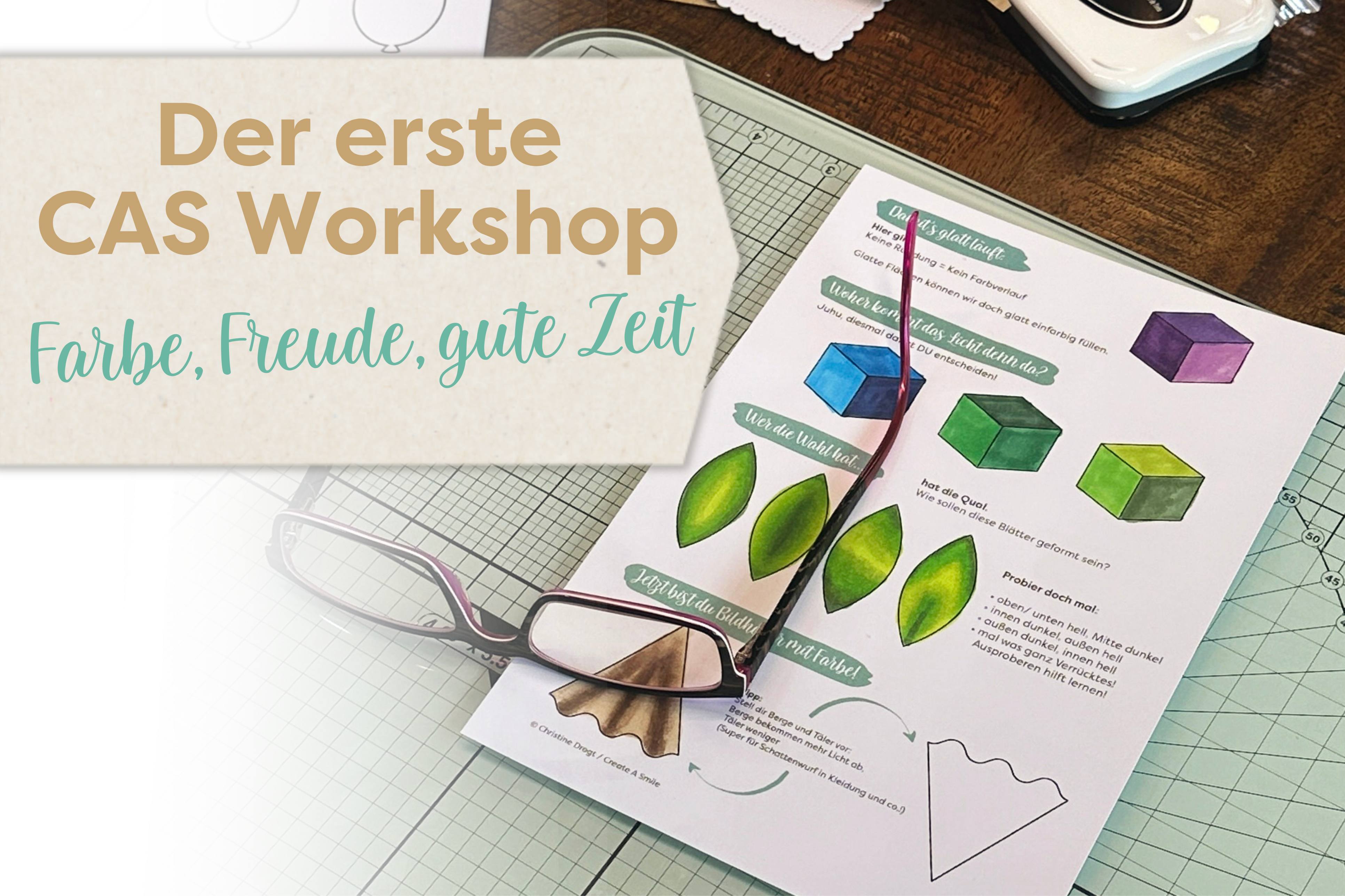 Der erste Create A Smile Workshop - Farben, Freude, gute Zeit