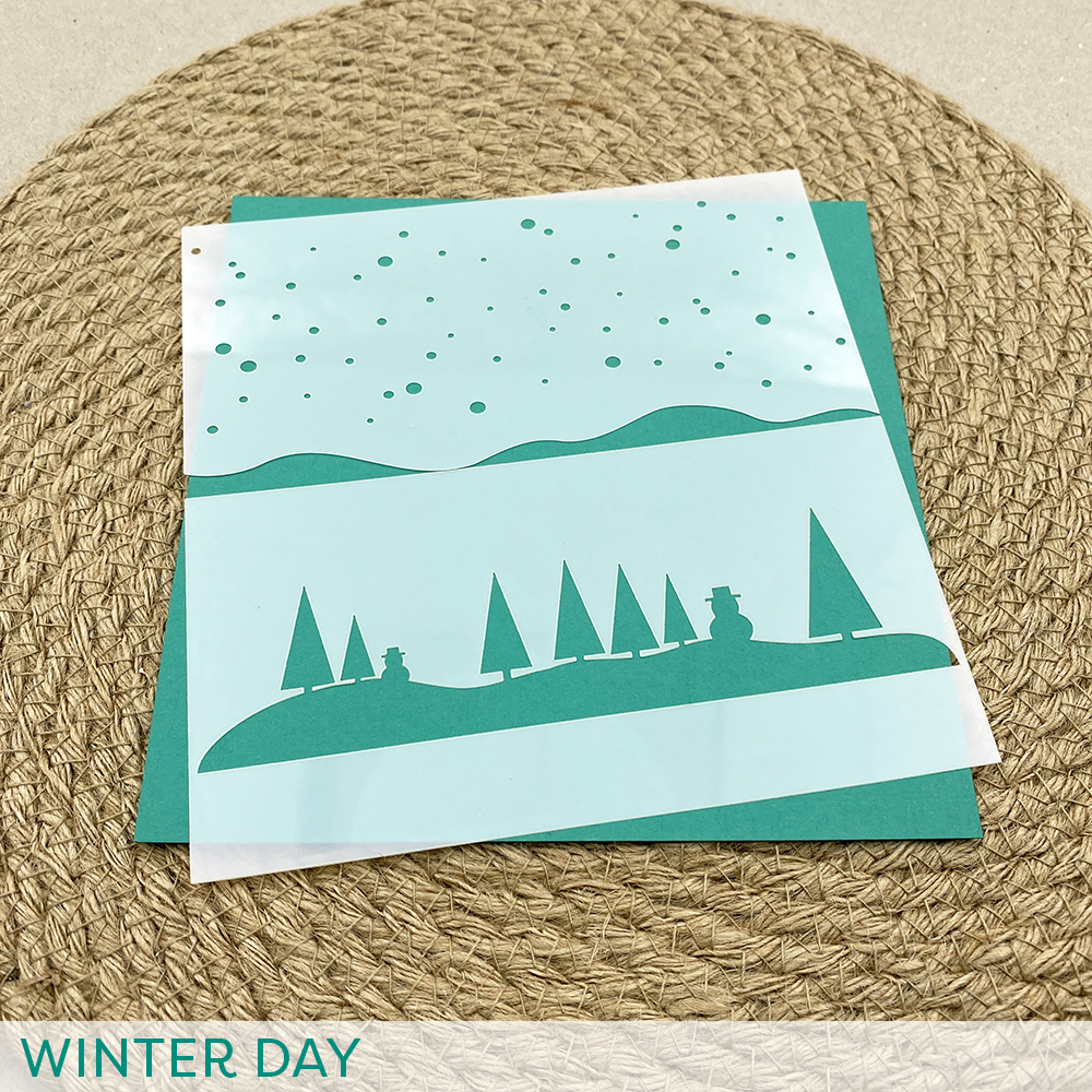 Stencil: Winter Day