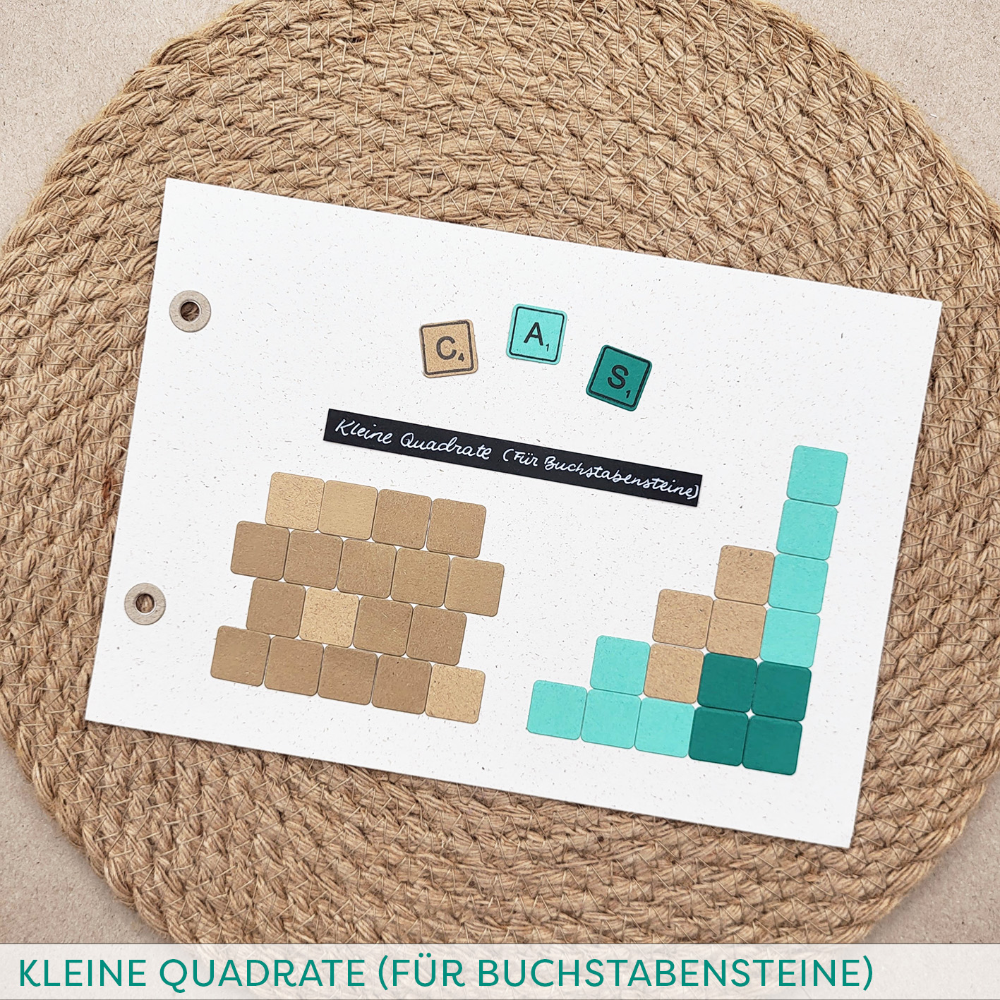 Stanze B Kleine Quadrate (Für Buchstabensteine)