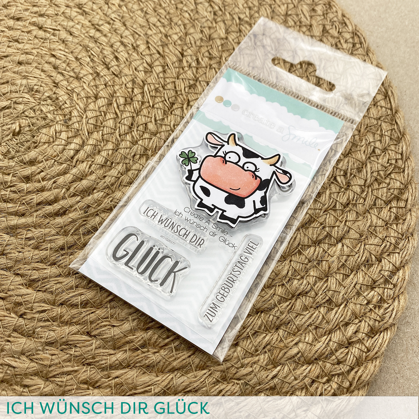 Stempel A8 Ich wünsch dir Glück