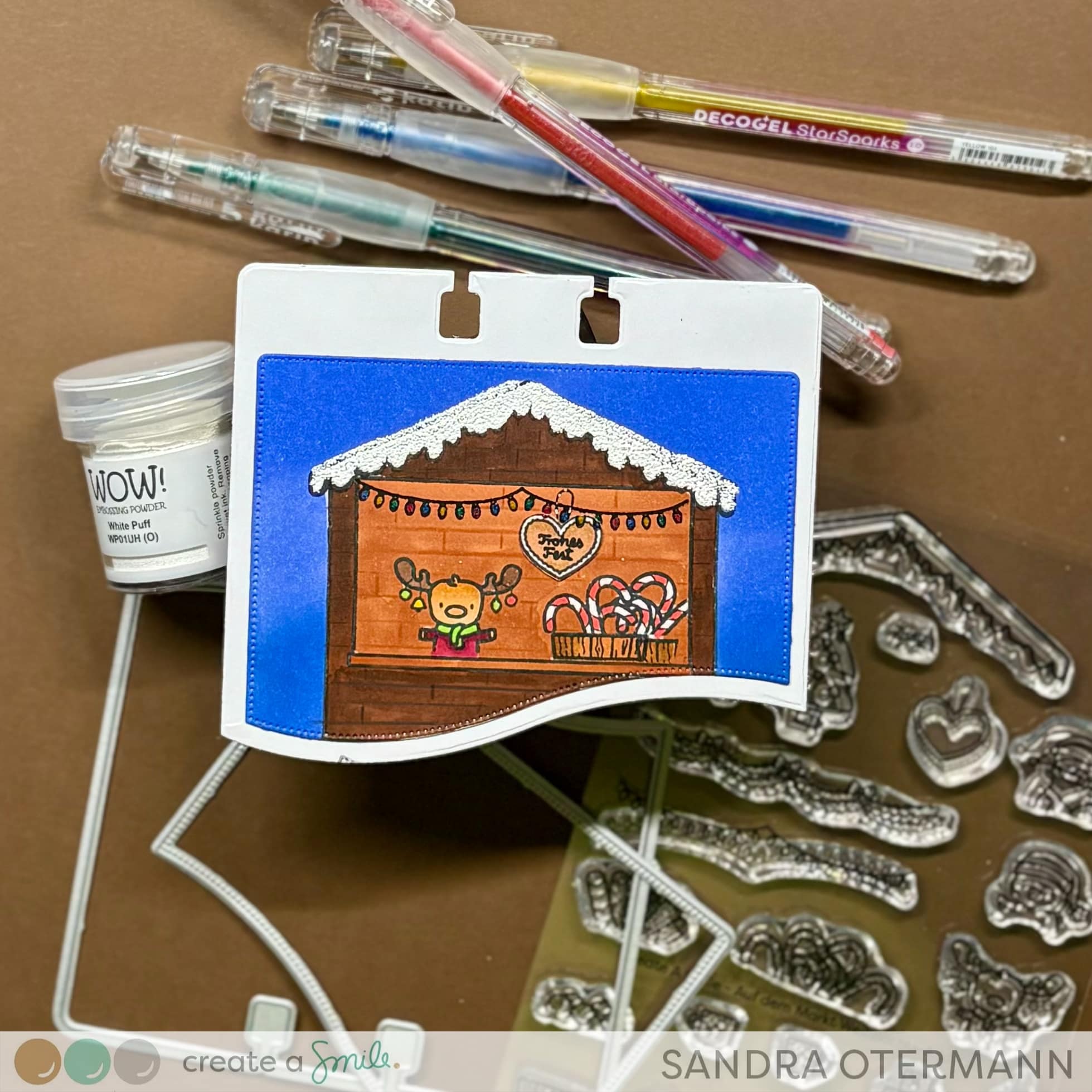 Stempel A6 Auf dem Markt Weihnachts-Add-On