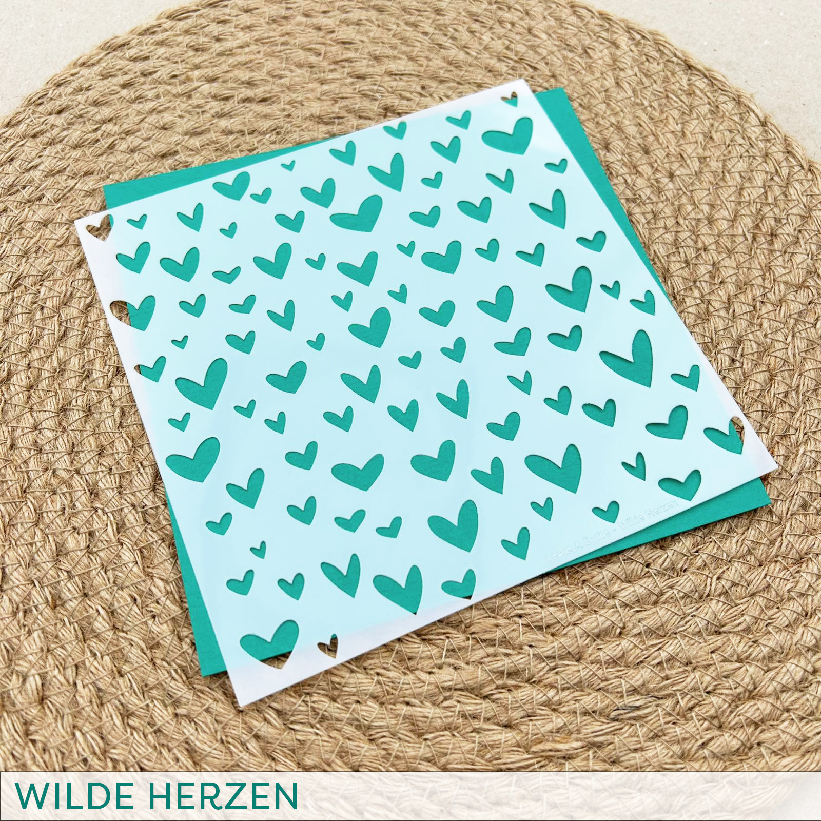 Stencil: Wilde Herzen