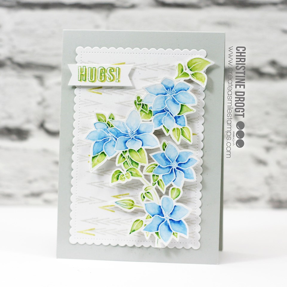 Stempel A6 Clematis