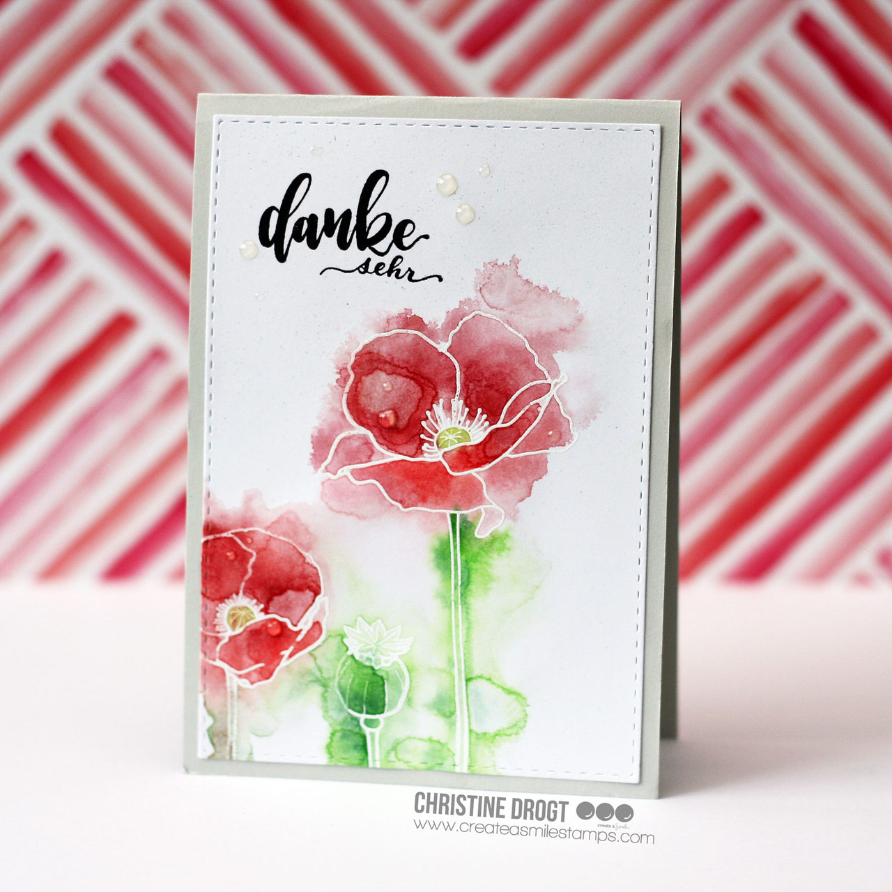 Stempel A6 Pure Poppies