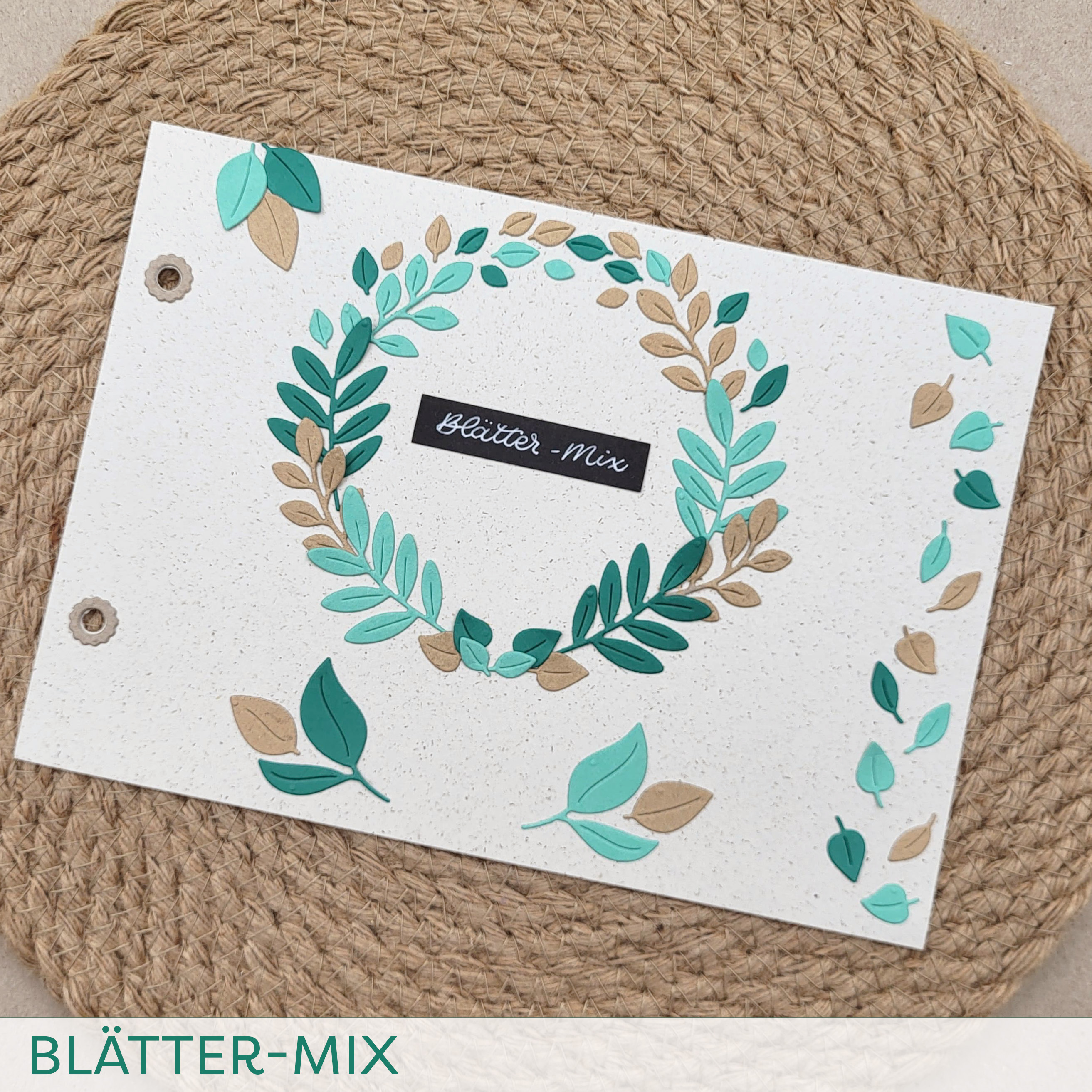 Stanze B Blätter-Mix