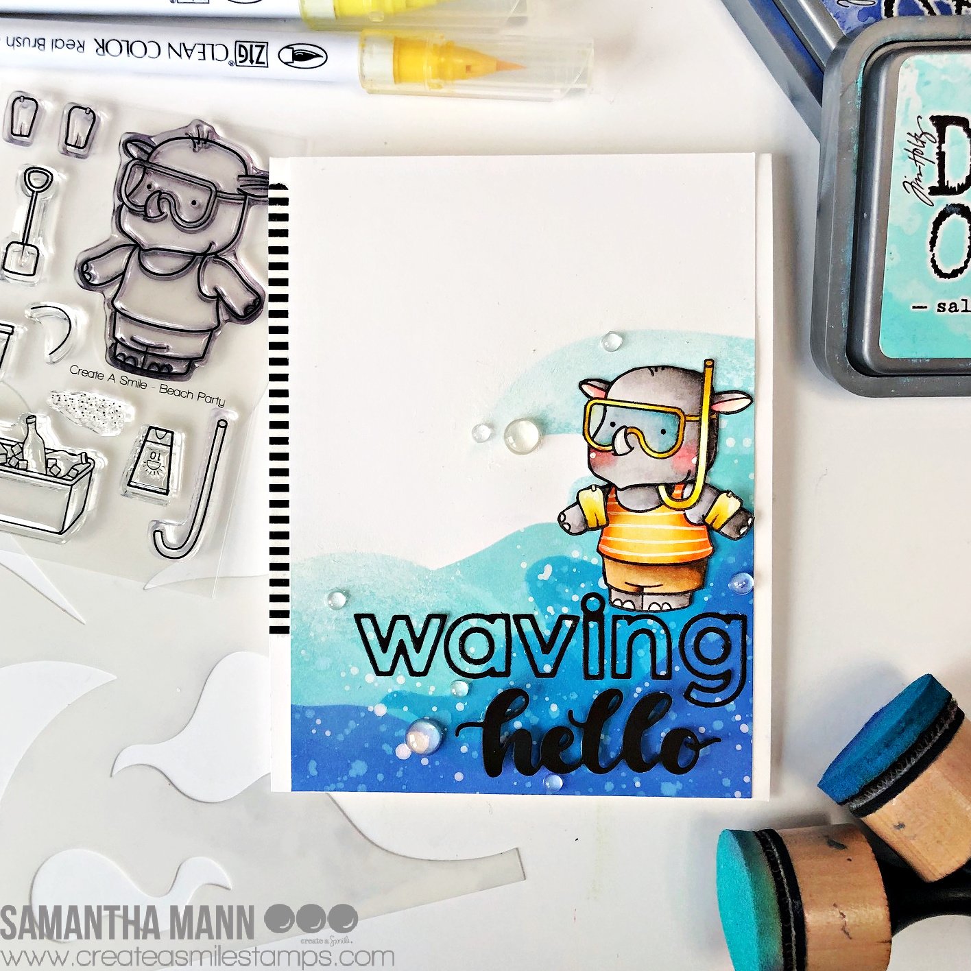 Stempel A7 Beach Party Stempel A7 Beach Party