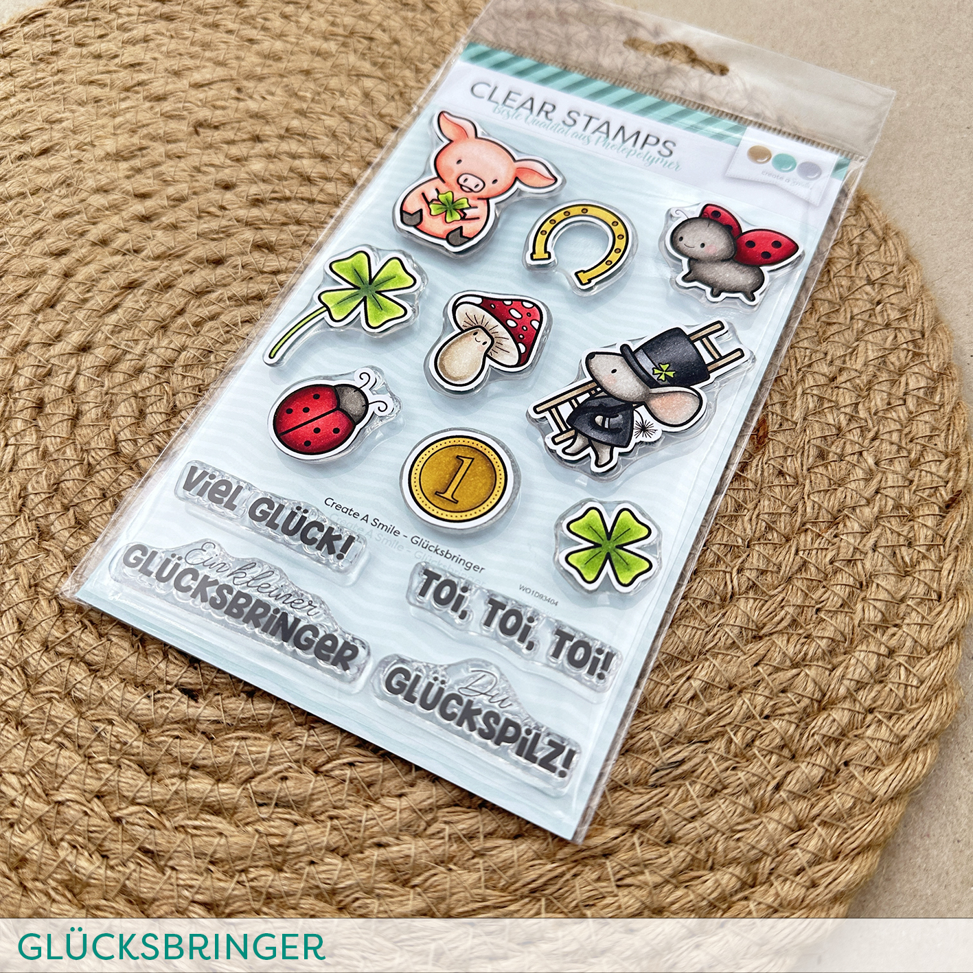 Stempel A6 Glücksbringer