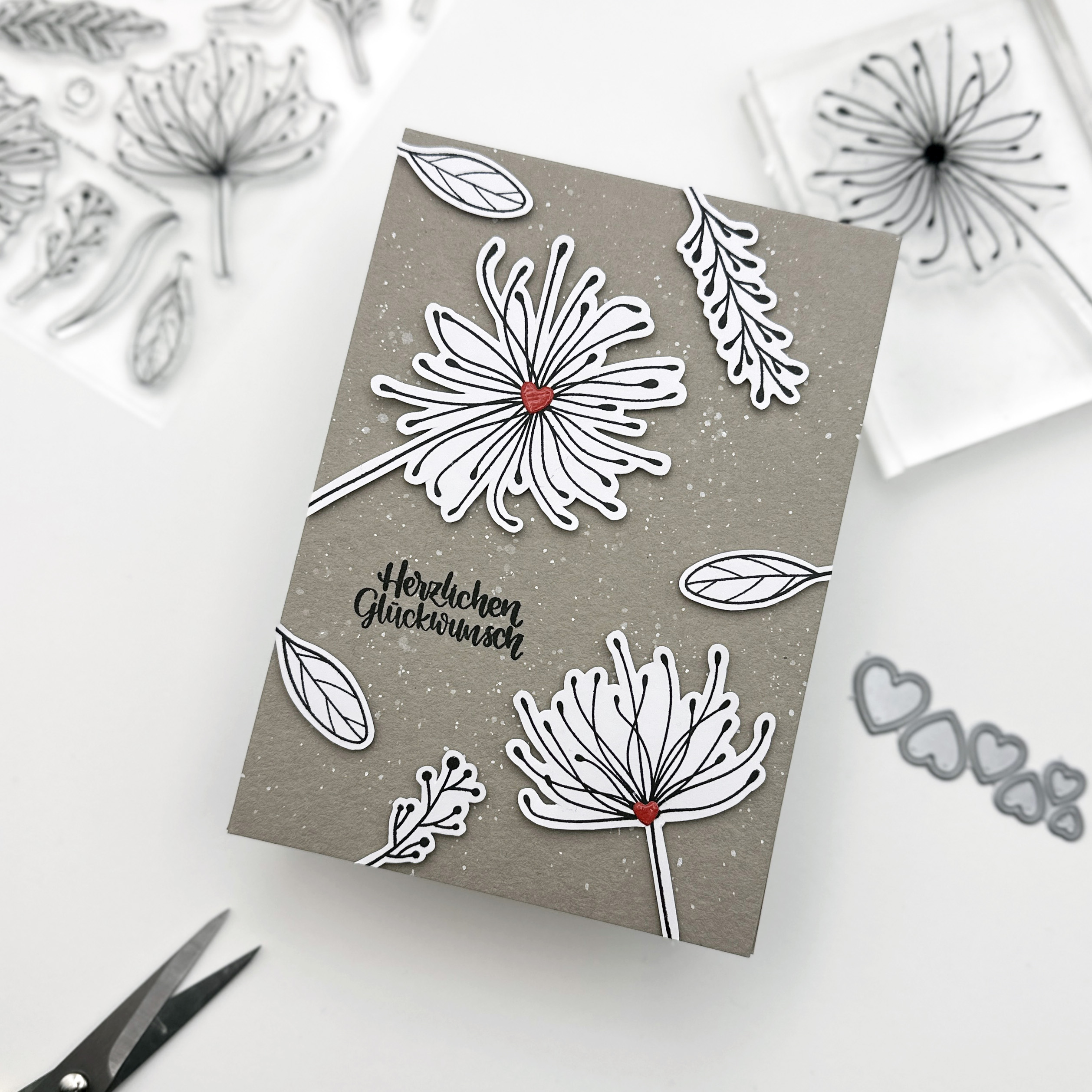 Stempel A6 Floral und fein