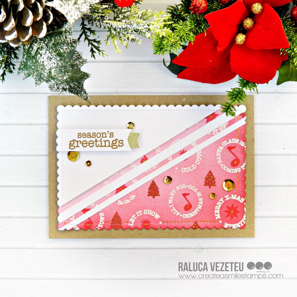 Stempel A7 Vinyl Christmas greetings