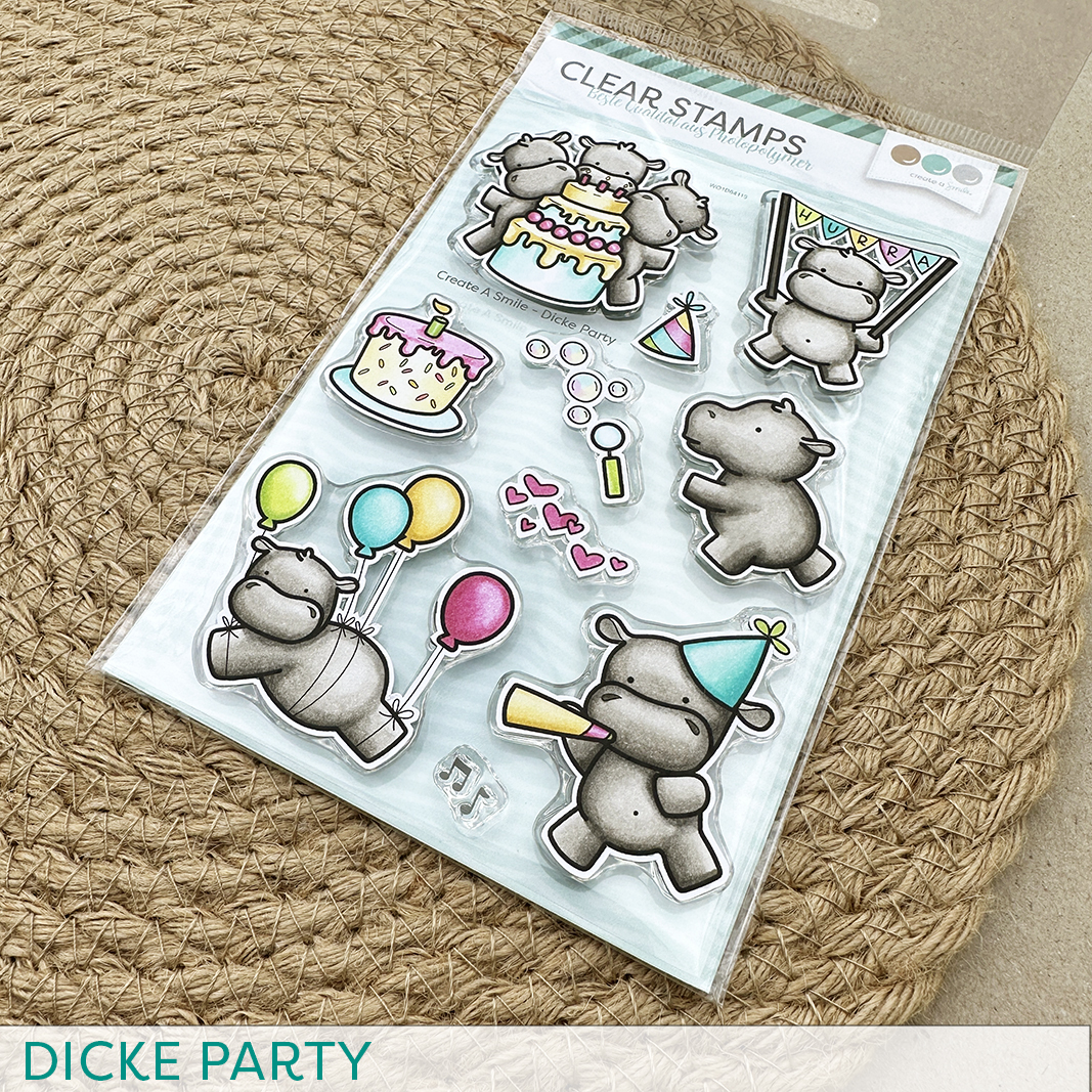 Stempel A6 Dicke Party
