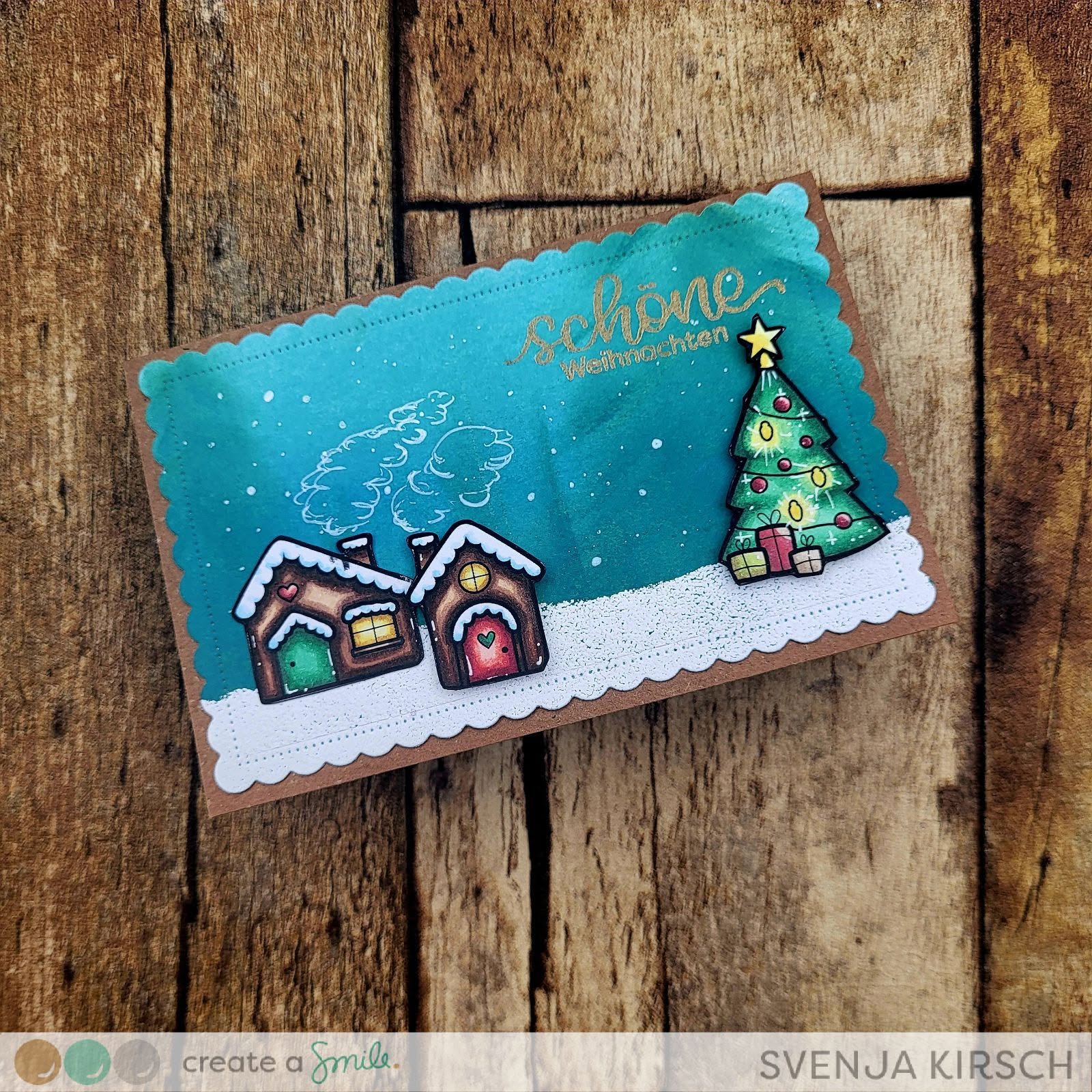 Stempel A8 Winterhäuschen