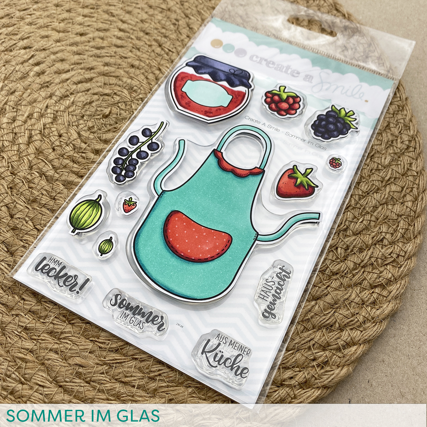 Stempel A6 Sommer im Glas