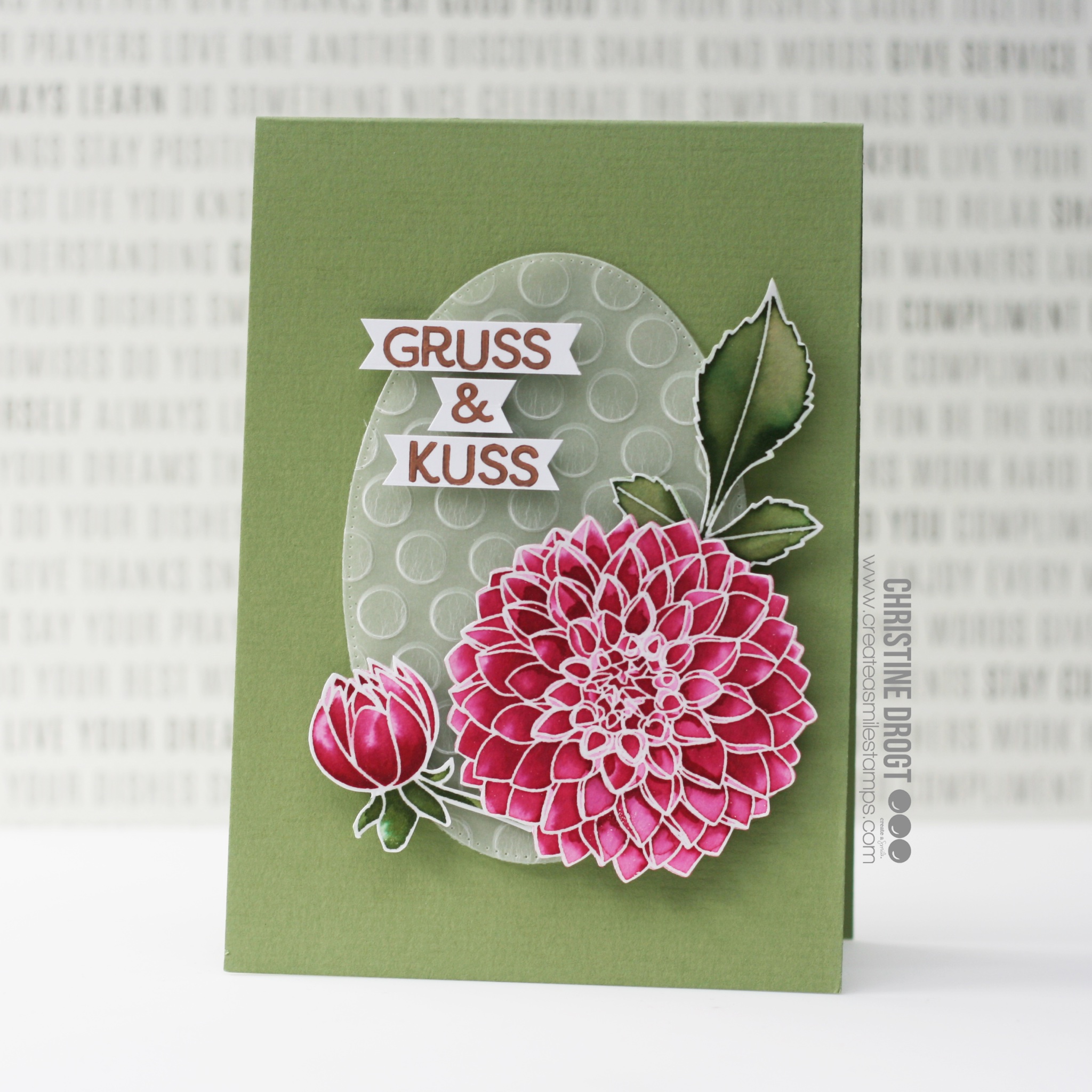 Stempel A6 Dahlia