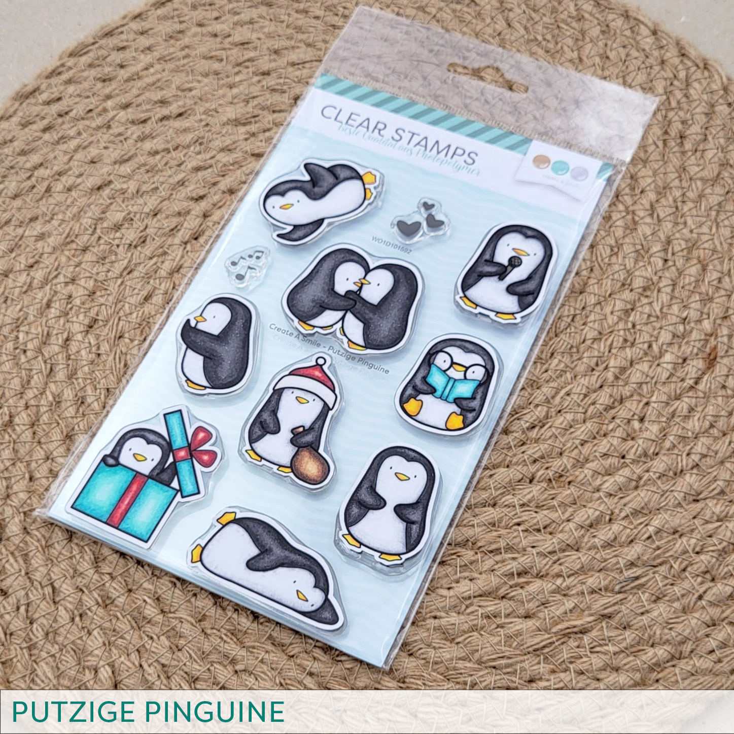 Stempel A6 Putzige Pinguine