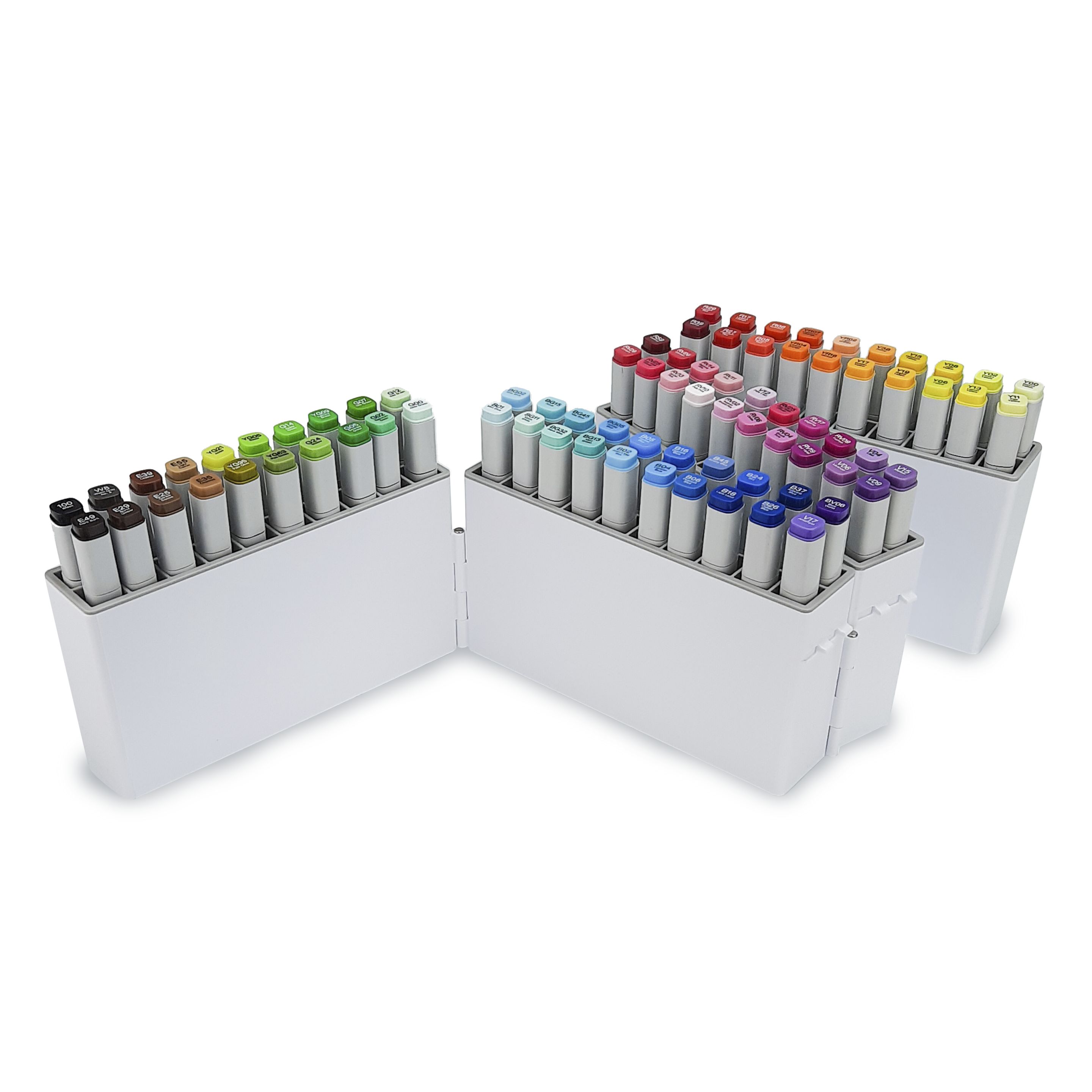 Accordion organizer for markers