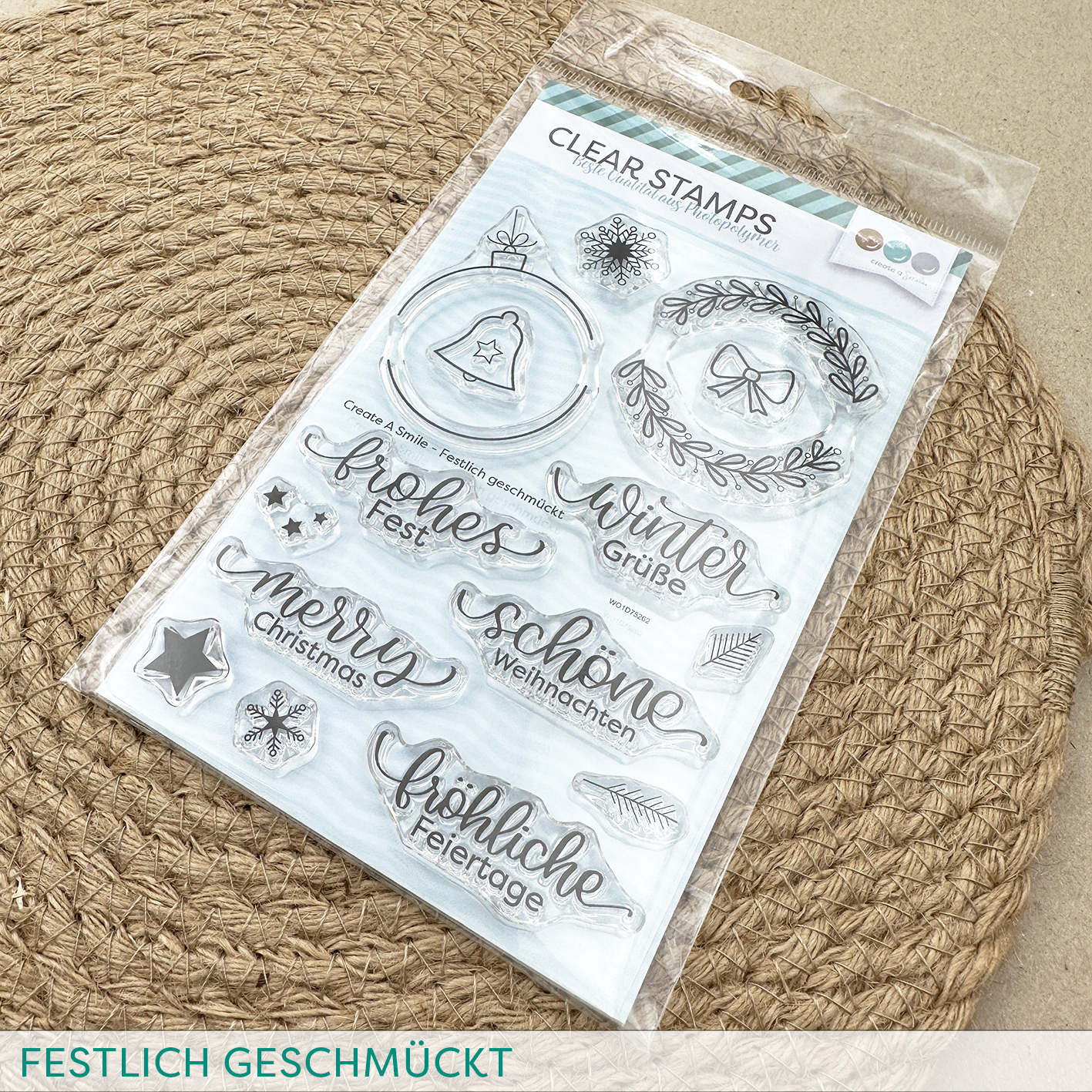 Stempel A6 Festlich geschmückt