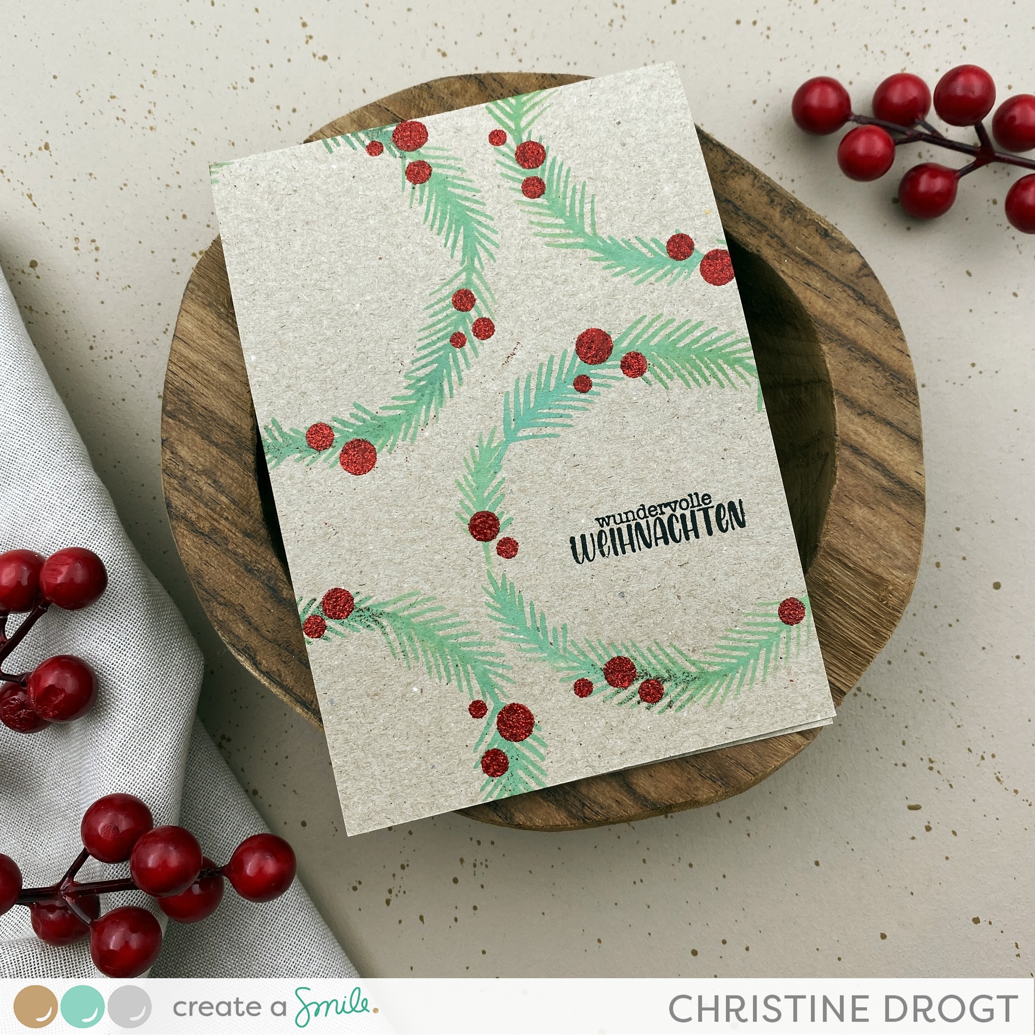 Stempel A6 Rund um Weihnachten