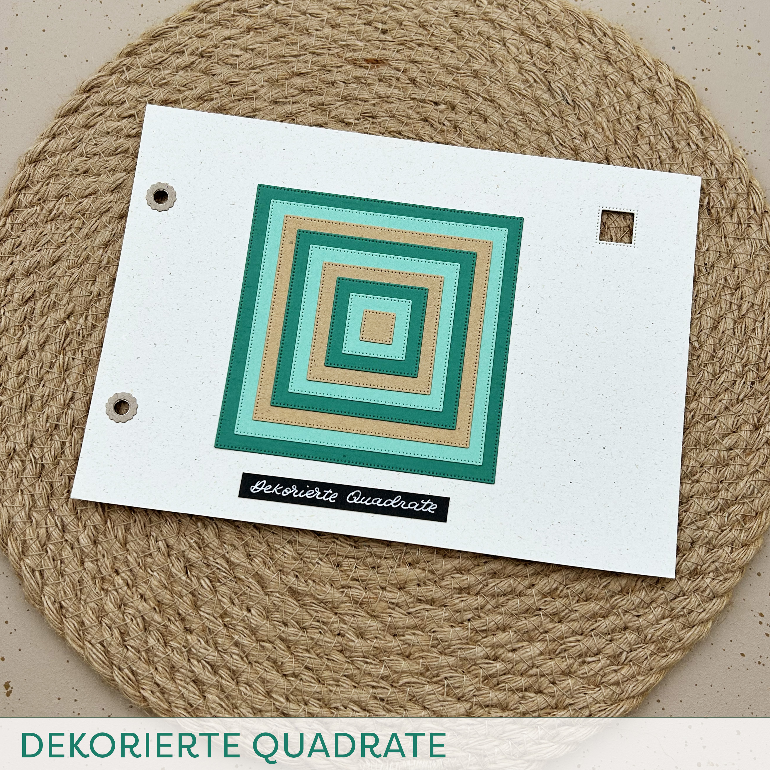 Stanze B Dekorierte Quadrate