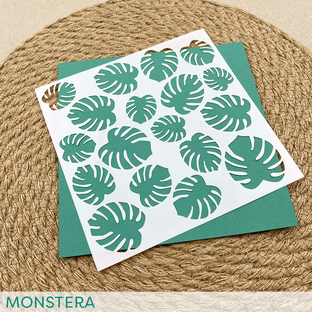 Stencil: Monstera