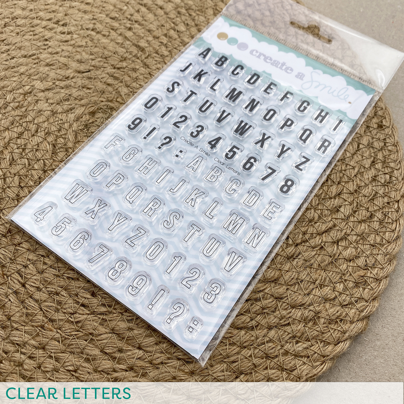Stempel A6 Clear Letters