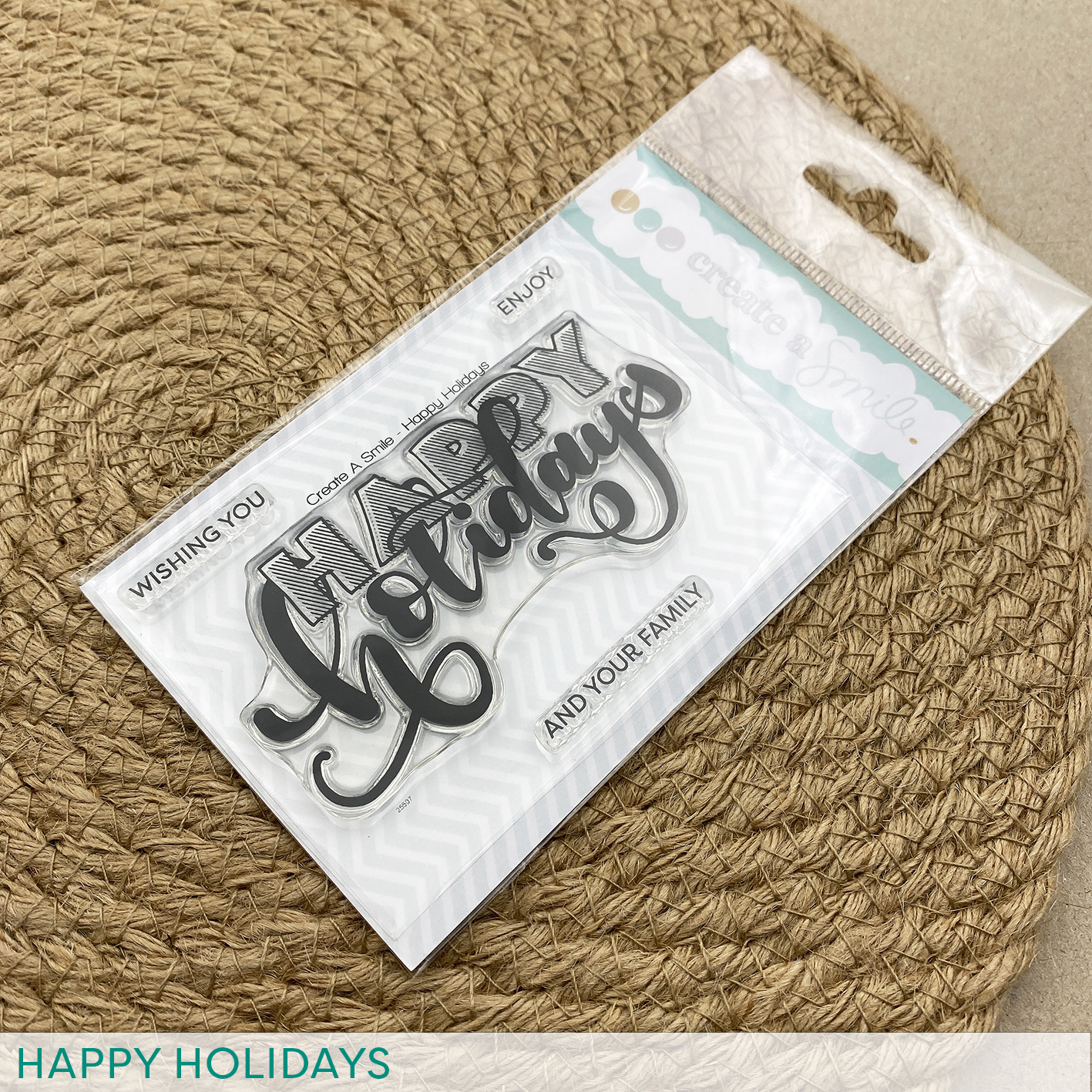 Stempel A7 Happy Holidays