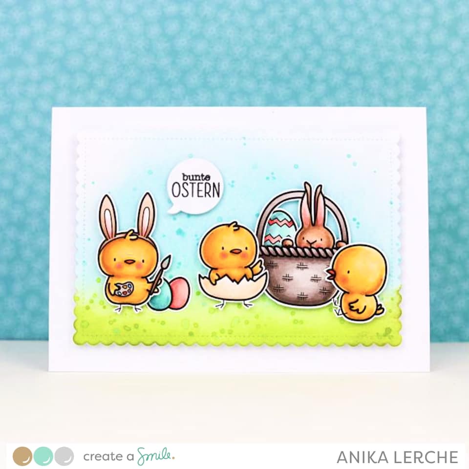 Stempel A6 Schöne Ostern