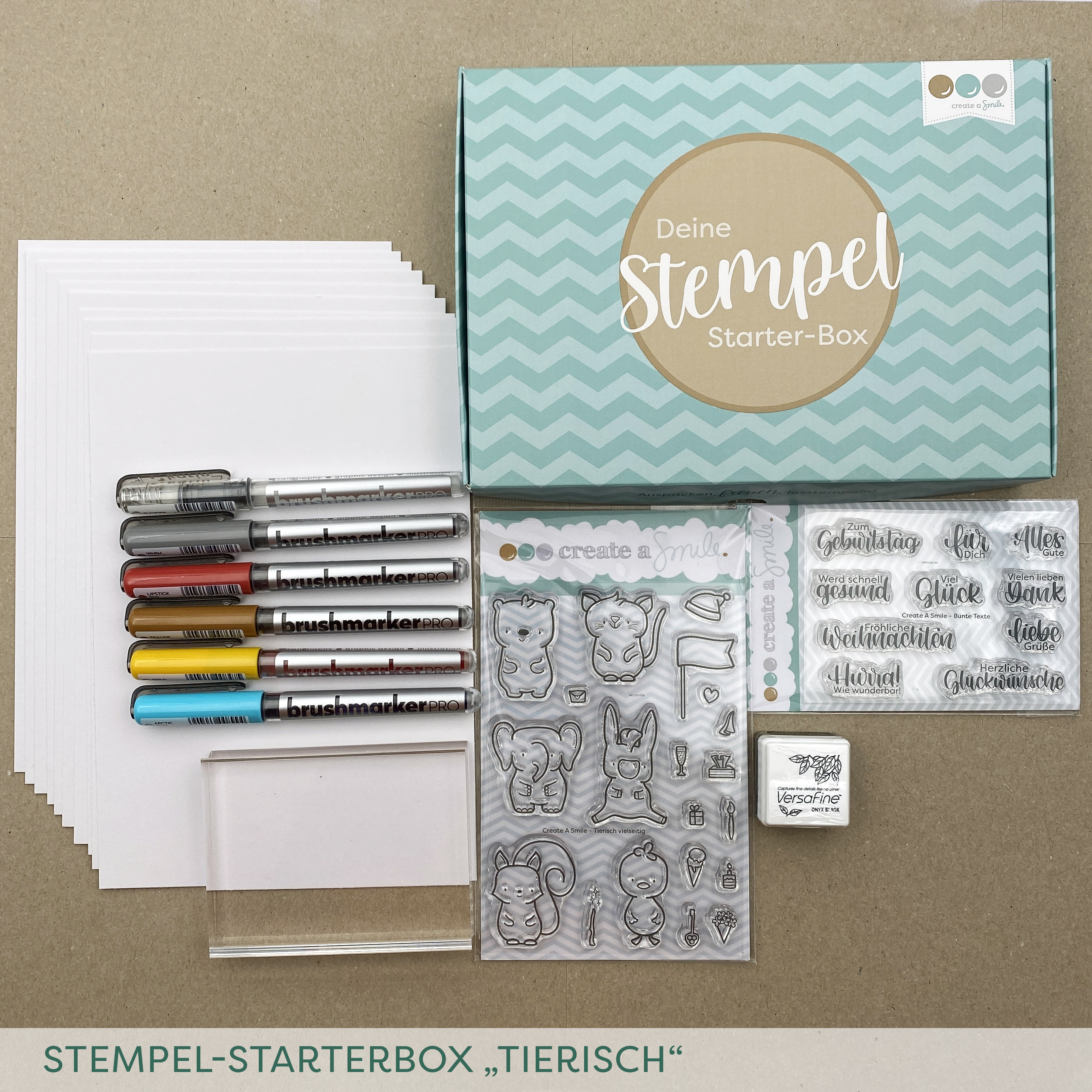 Stempel Starterbox - "Tierisch"