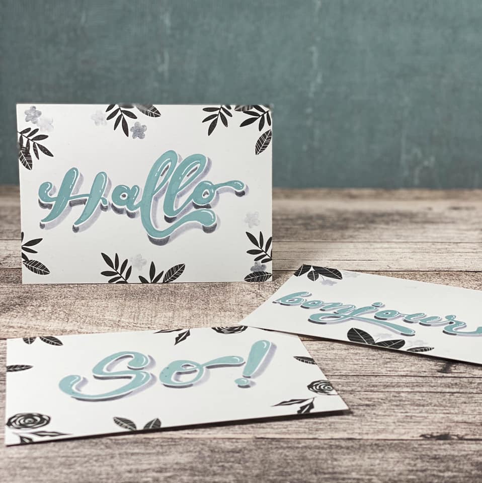 Stempel A7 Solid Florals Stempel A7 Solid Florals