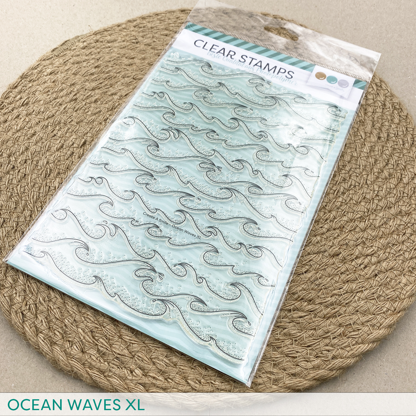 Clear A5 Ocean Waves XL